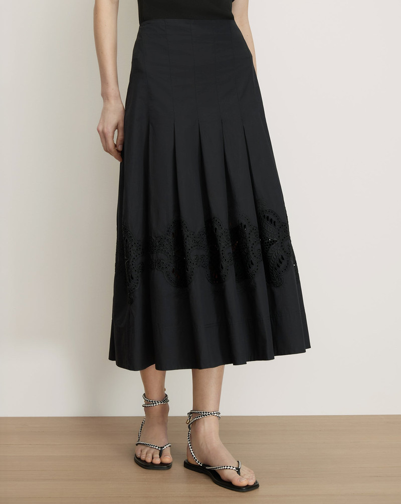 VERONICA BEARD FYNNLEY EMBROIDERED MIDI SKIRT outlook