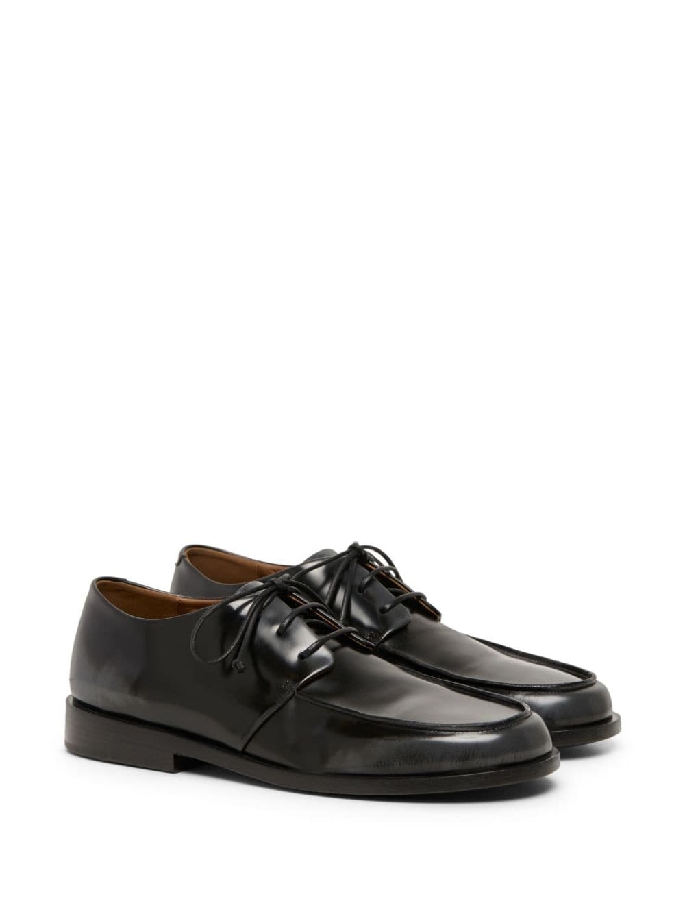 calf leather derby shoes - 2