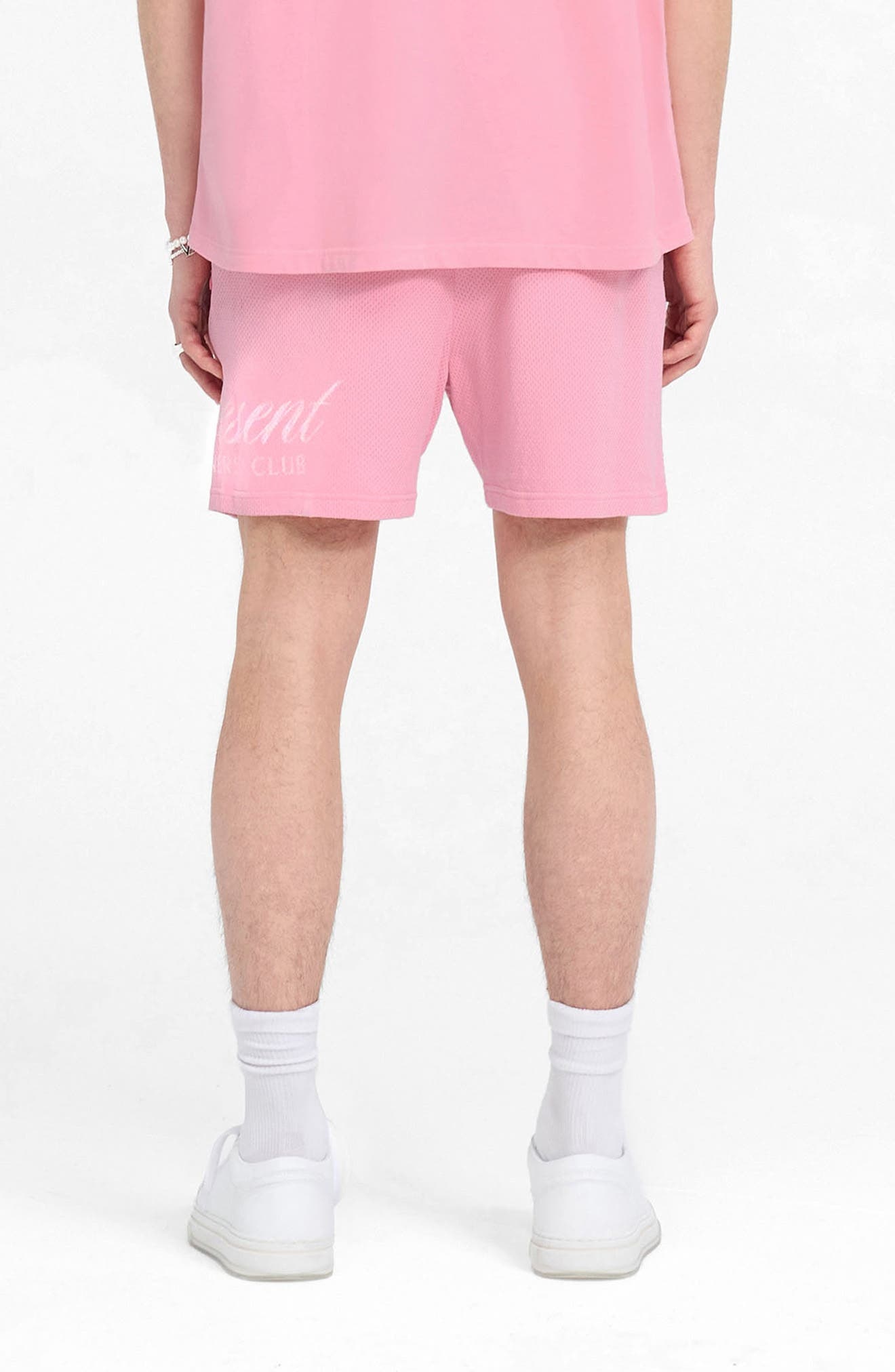 Represent Owners' Club Cotton Mesh Drawstring Shorts in Pink at Nordstrom - 2