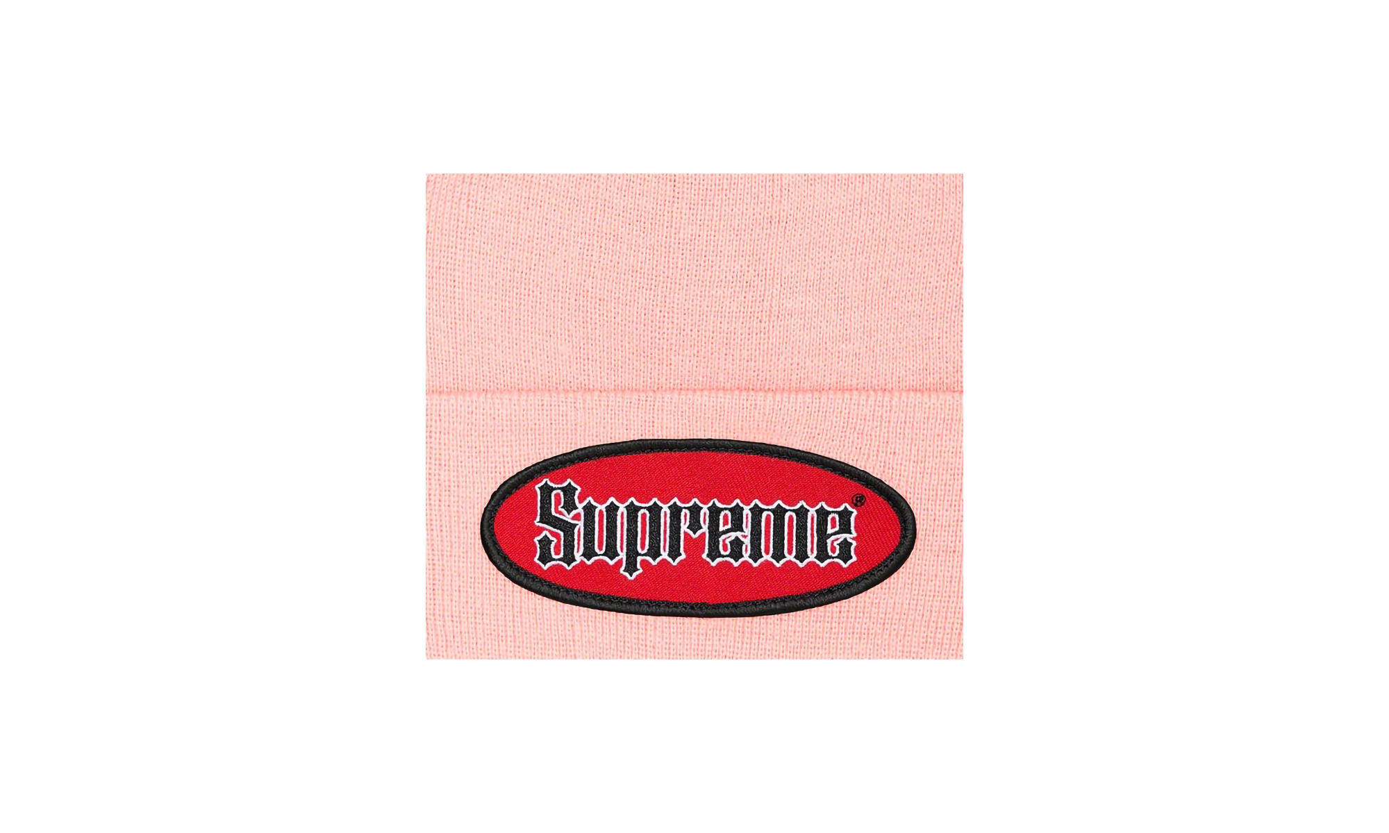 Oval Patch Beanie "(SS22) -Pink" - 2