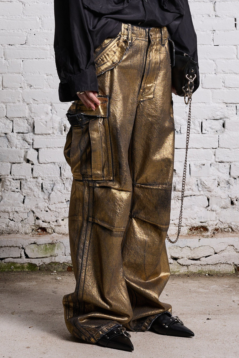 WIDE LEG CARGO - VINTAGE GILDED BLACK 5