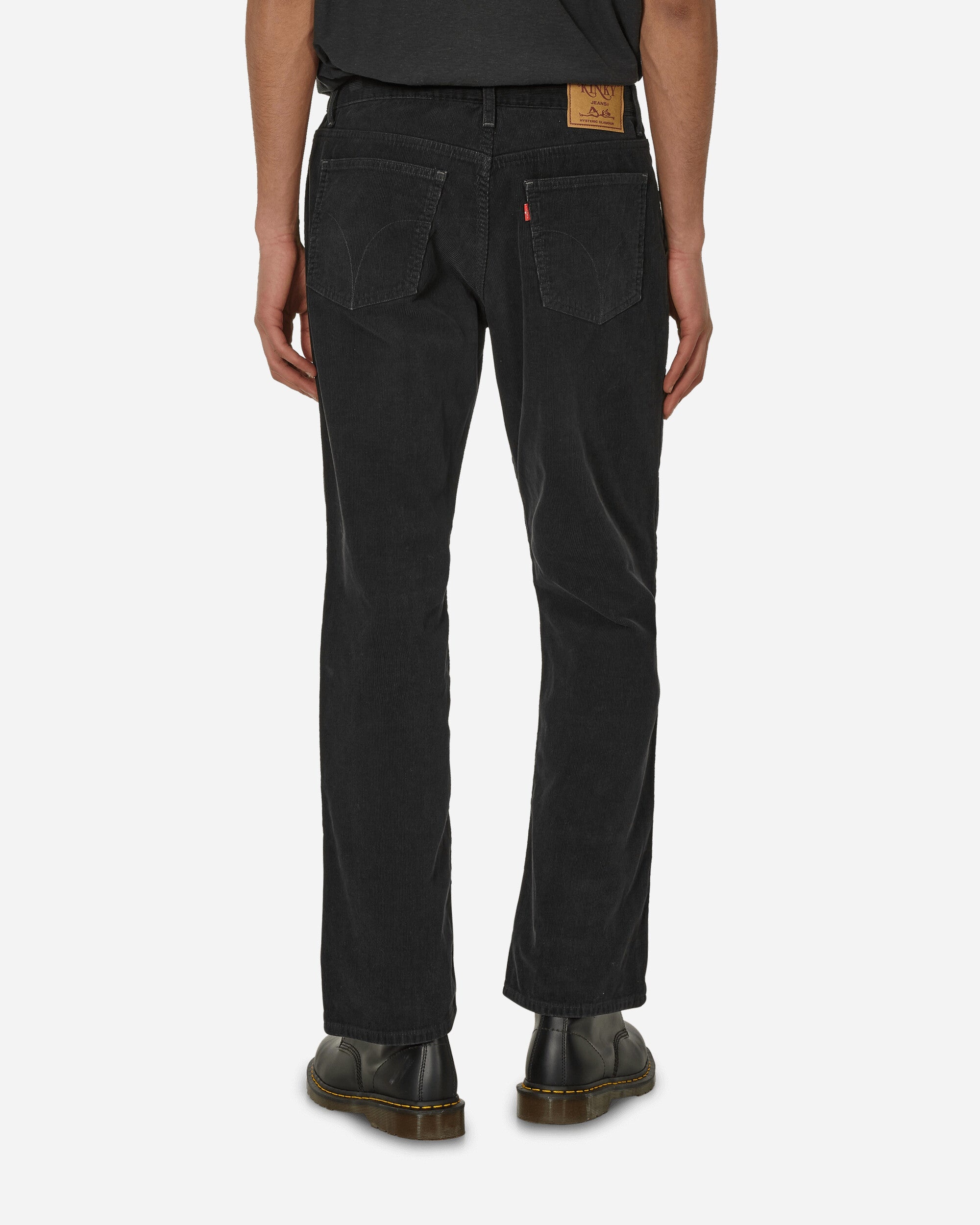 Bootcut Cordurory Pants Black - 3