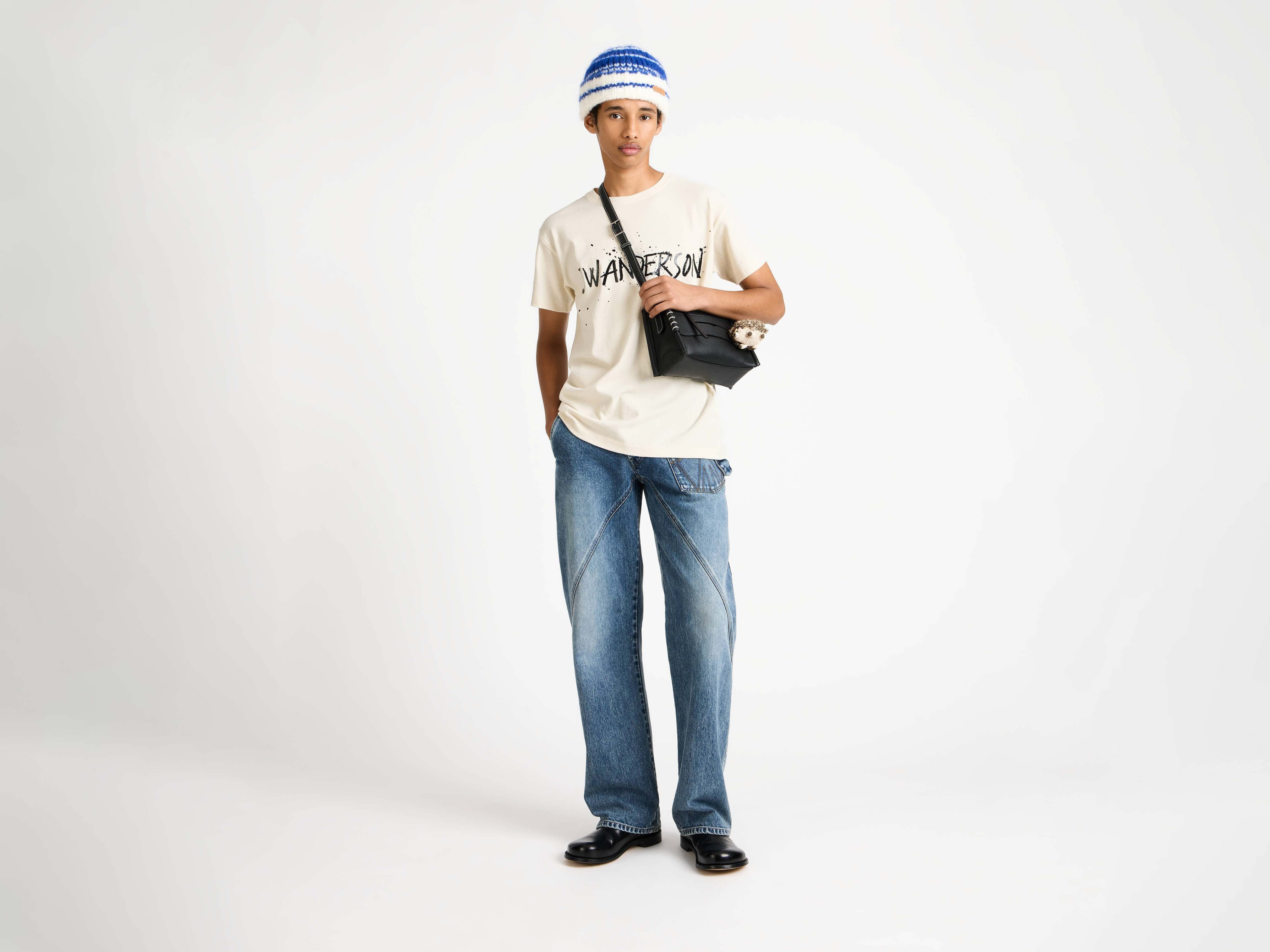 CIRCULAR T-SHIRT IN ECRU - 2