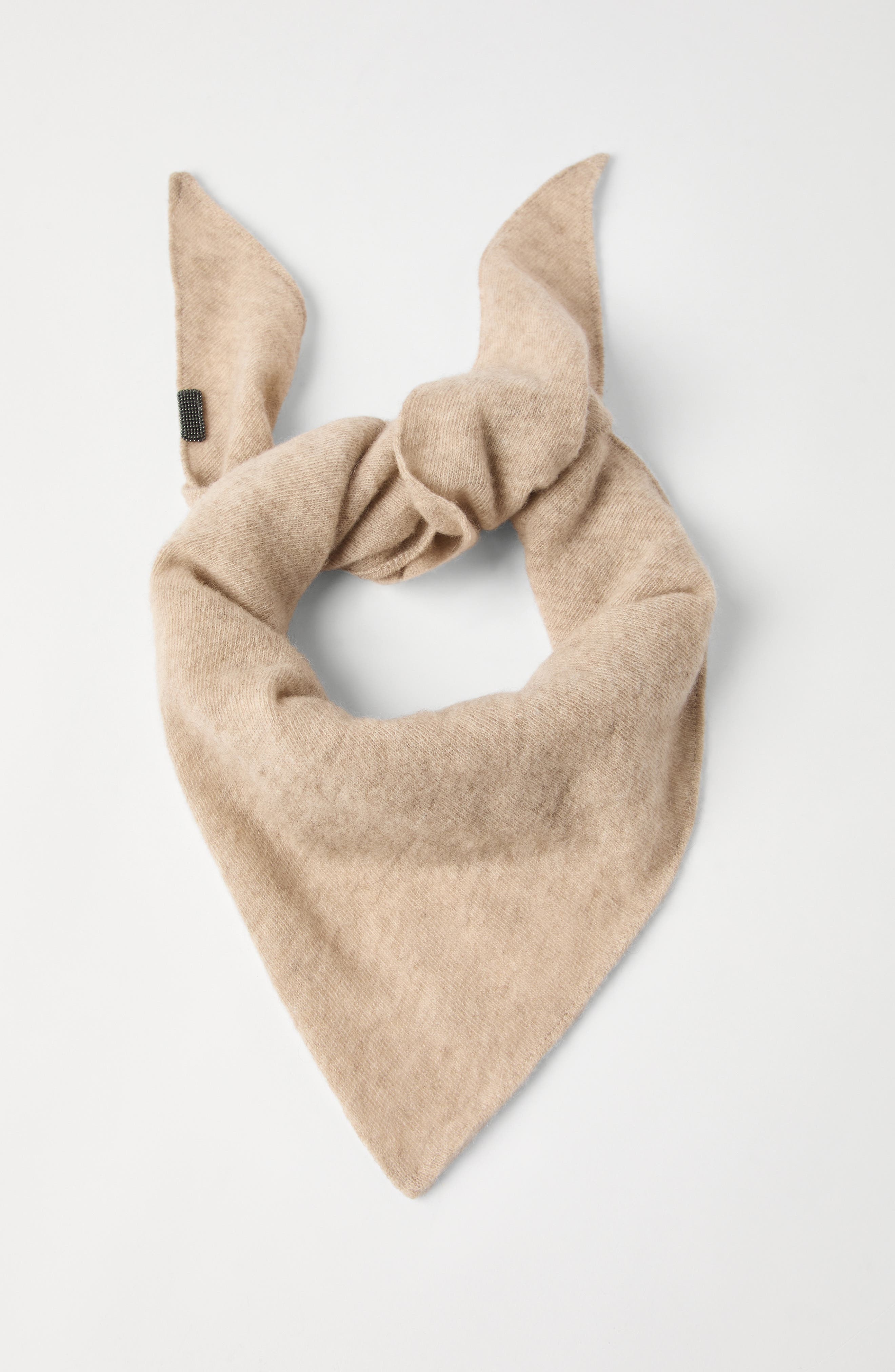 Brunello Cucinelli Foulard with monili in Cool Beige at Nordstrom - 2