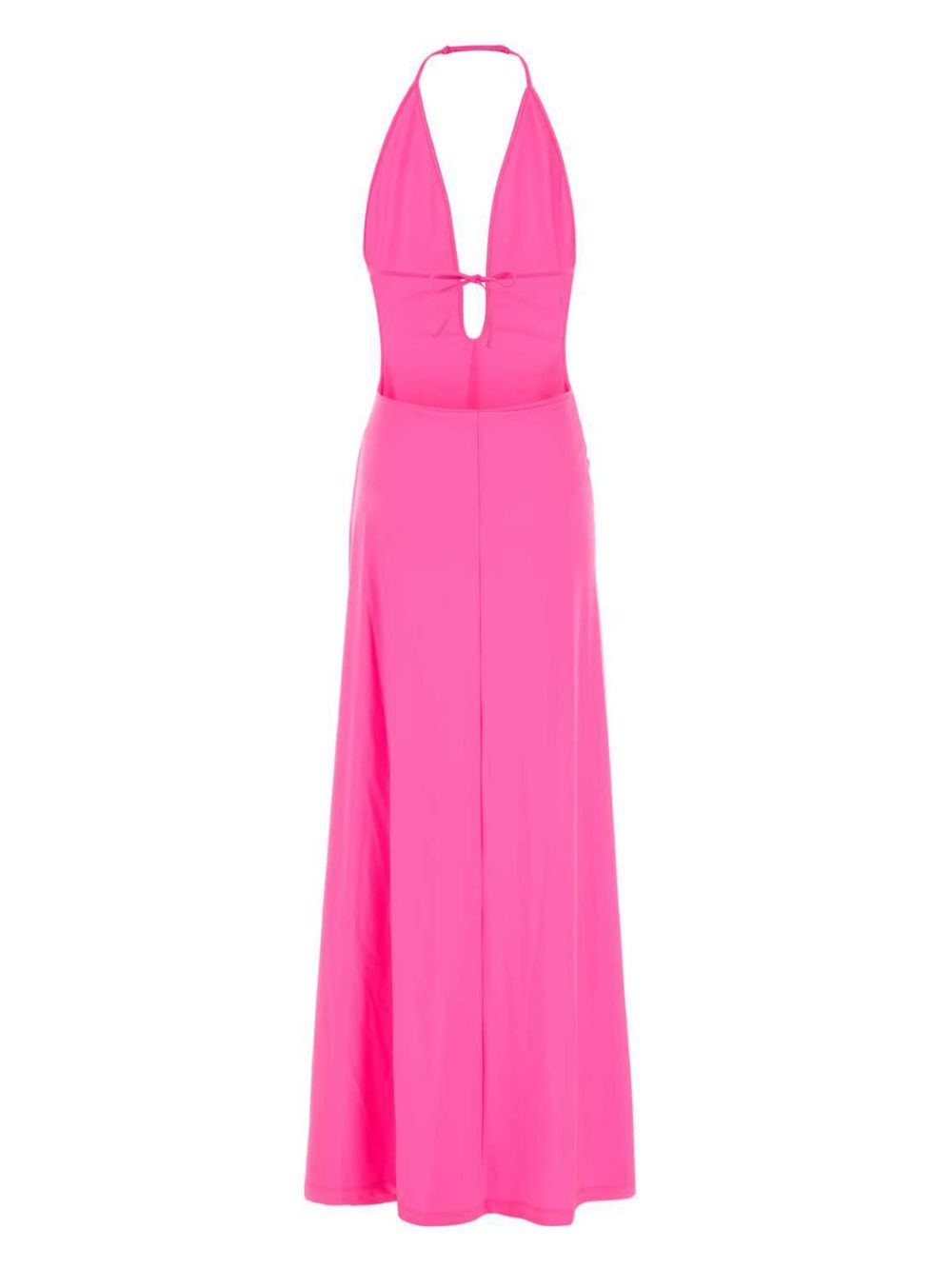 halterneck split maxi dress - 2