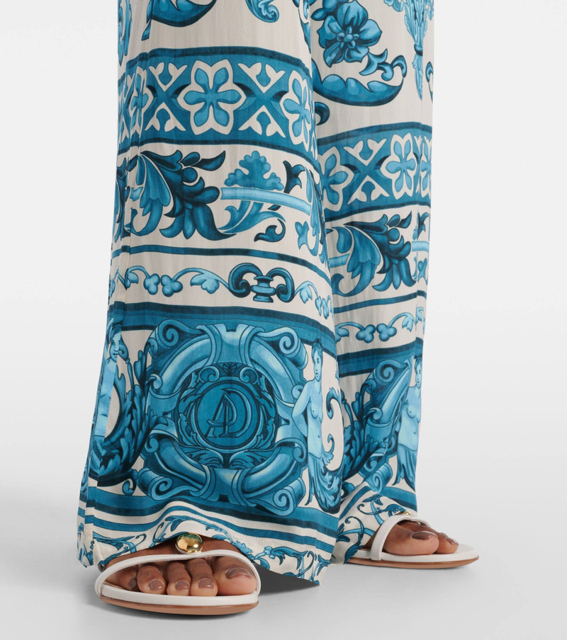 Printed wide-leg pants 5