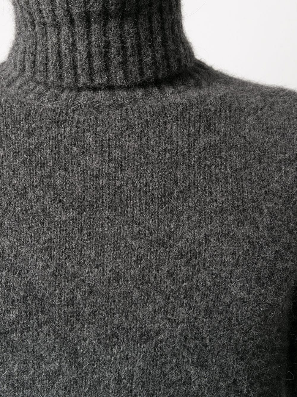 ribbed turtleneck jumper - 5