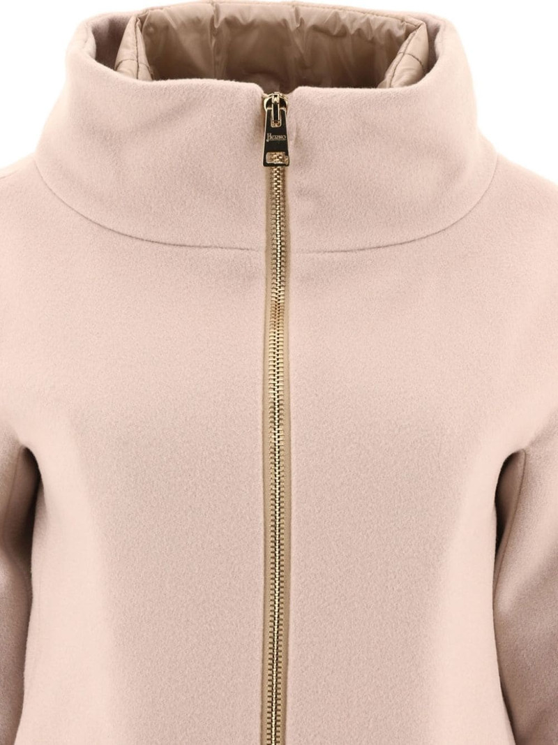zip-up virgin wool coat 3