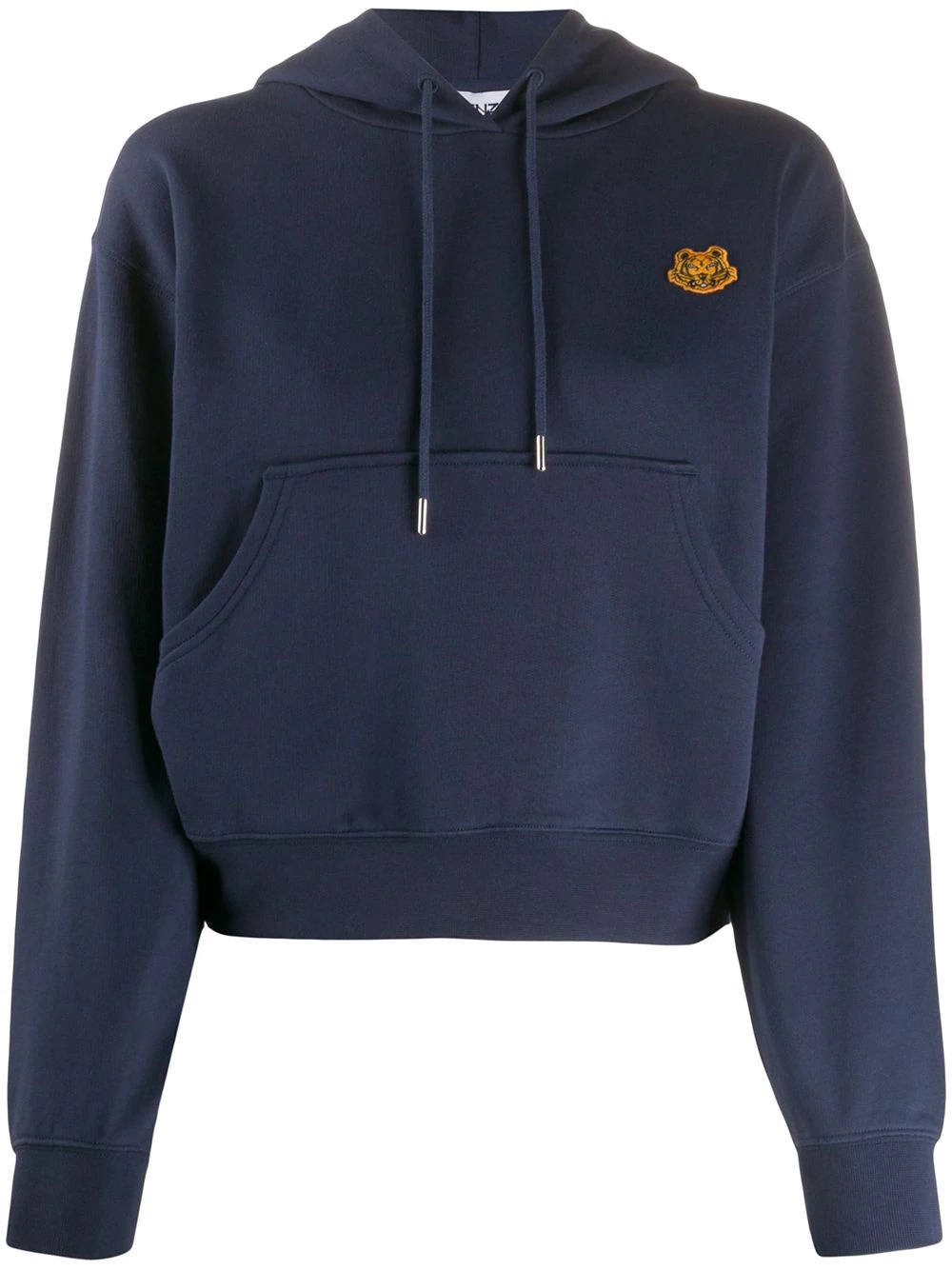 tiger patch hoodie - 1