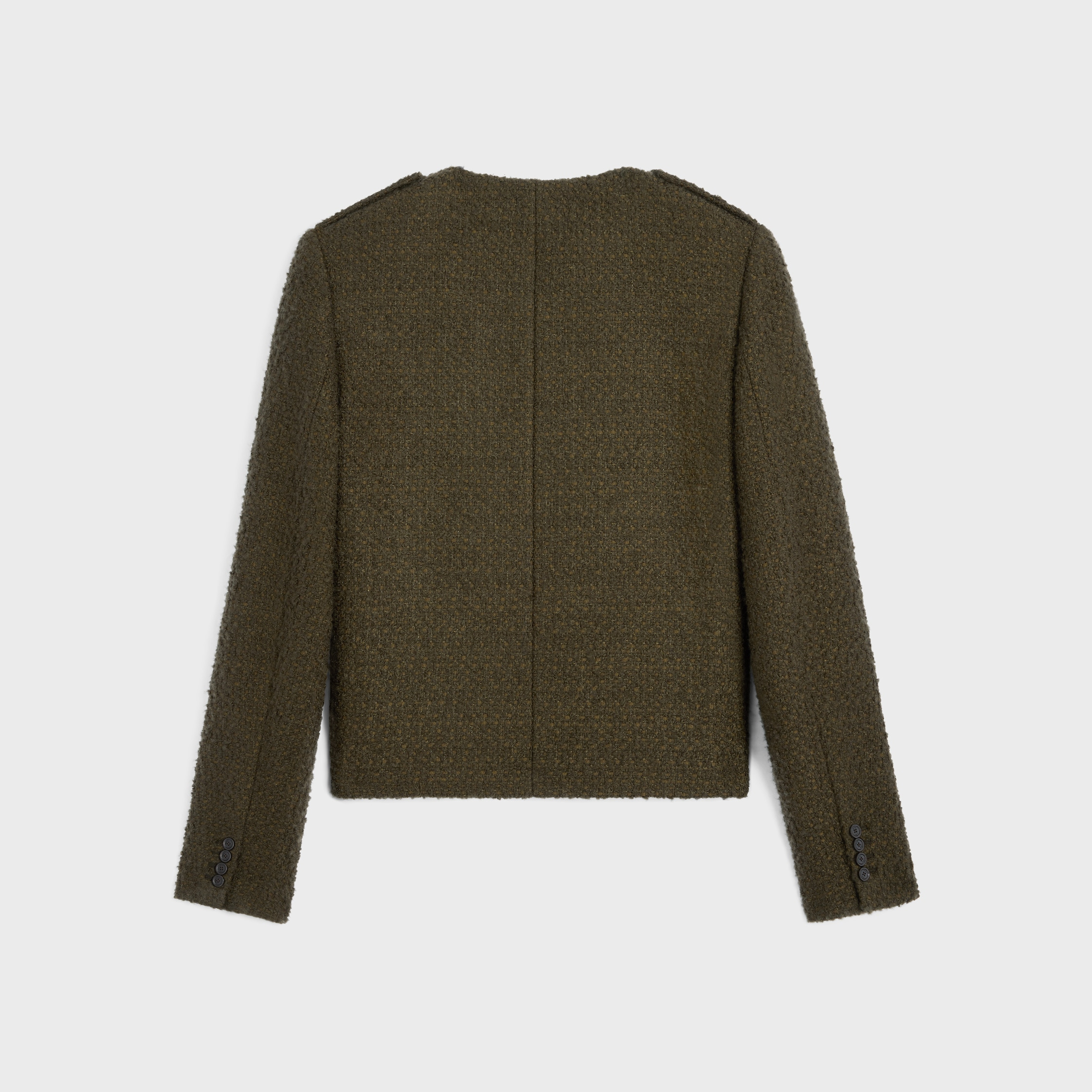 chasseur jacket IN CASHMERE BOUCLETTE NATTE - 2