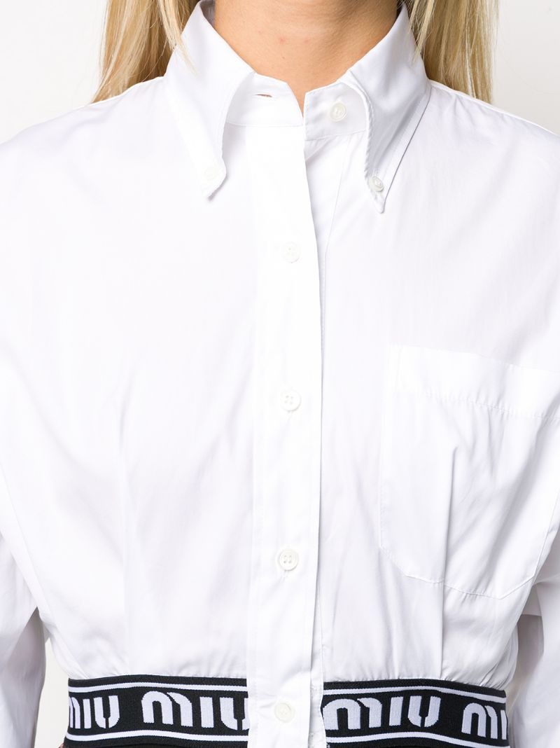 branded hem shirt - 5