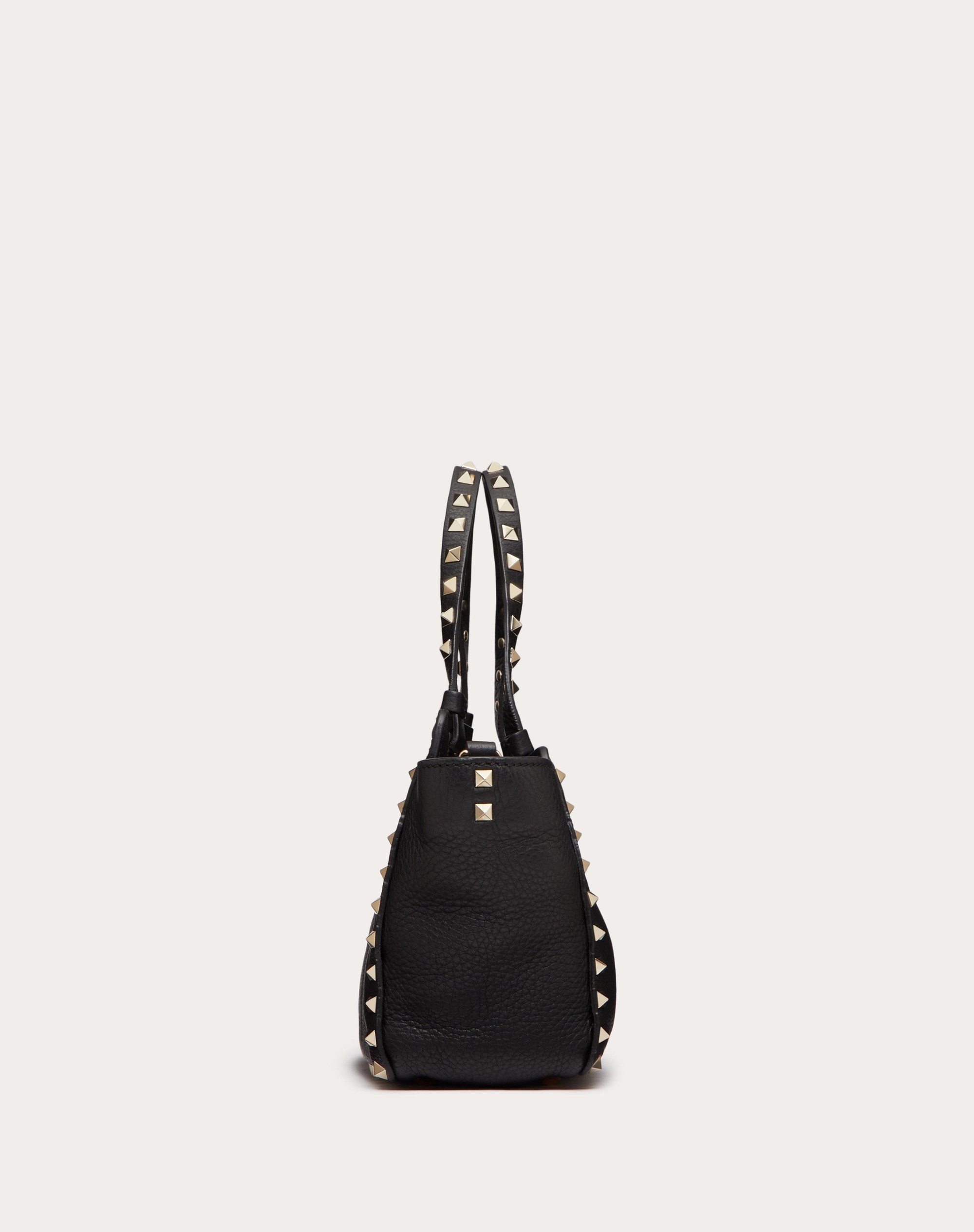 MINI ROCKSTUD GRAINY CALFSKIN BAG - 4