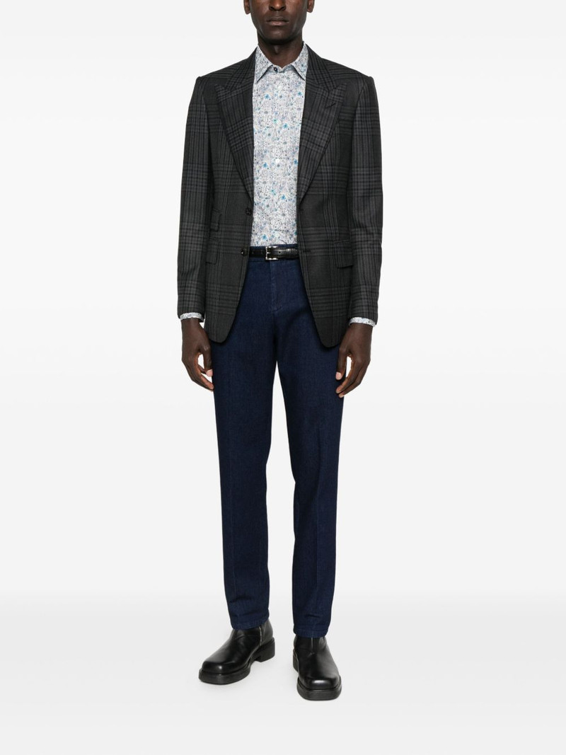 Paul Smith floral-print long-sleeve shirt outlook