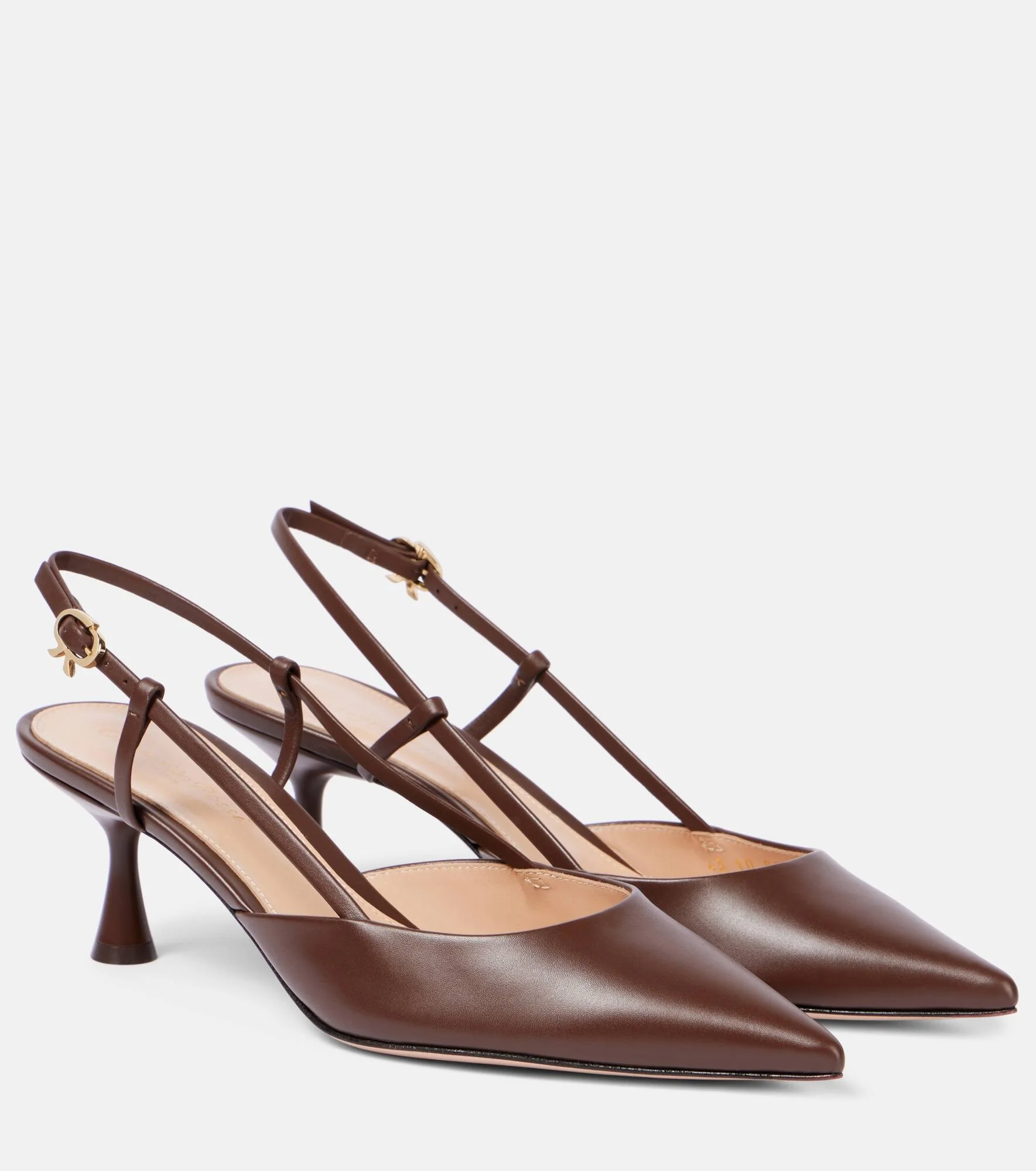 Ascent 55 leather slingback pumps - 1