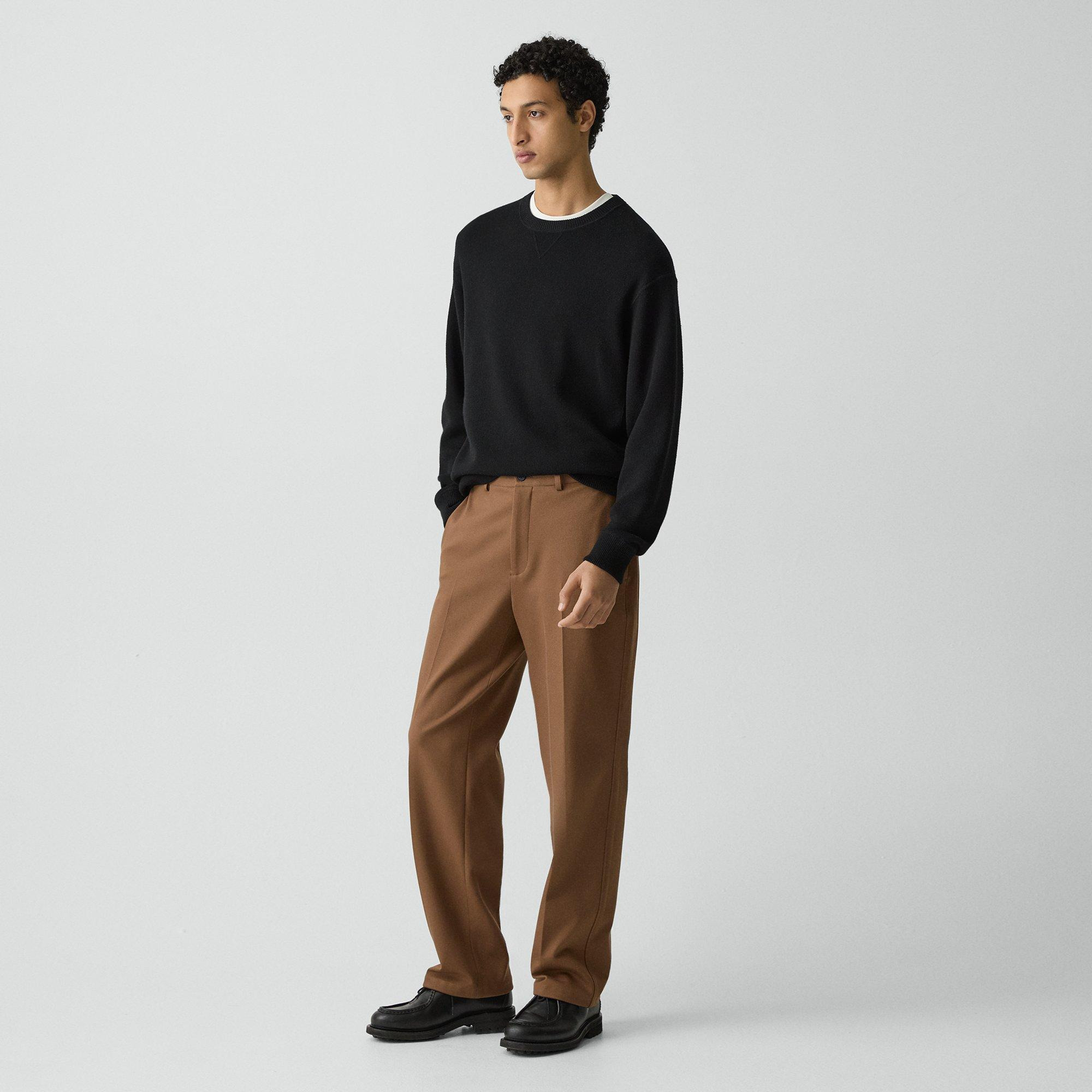 Straight Trouser in Knit Twill - 3