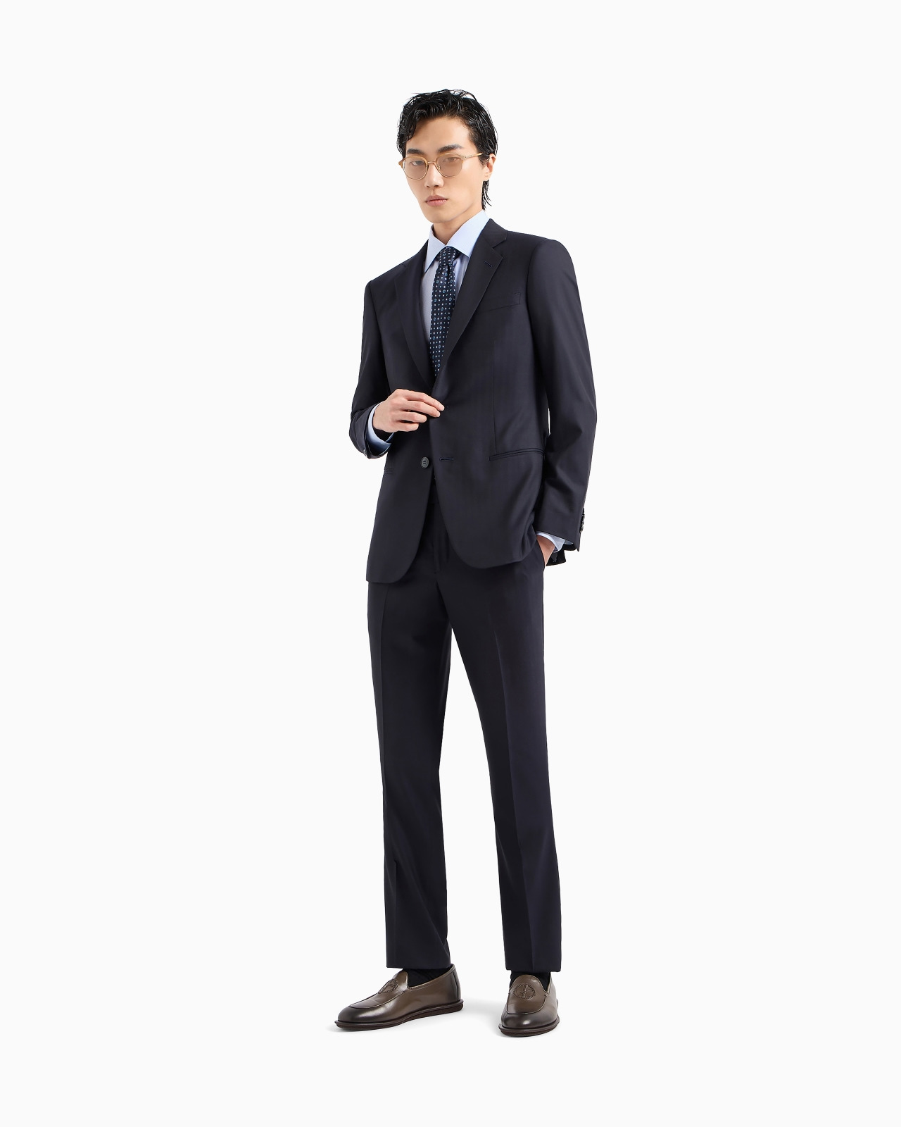Regular-fit shirt made from micro-woven cotton - 2