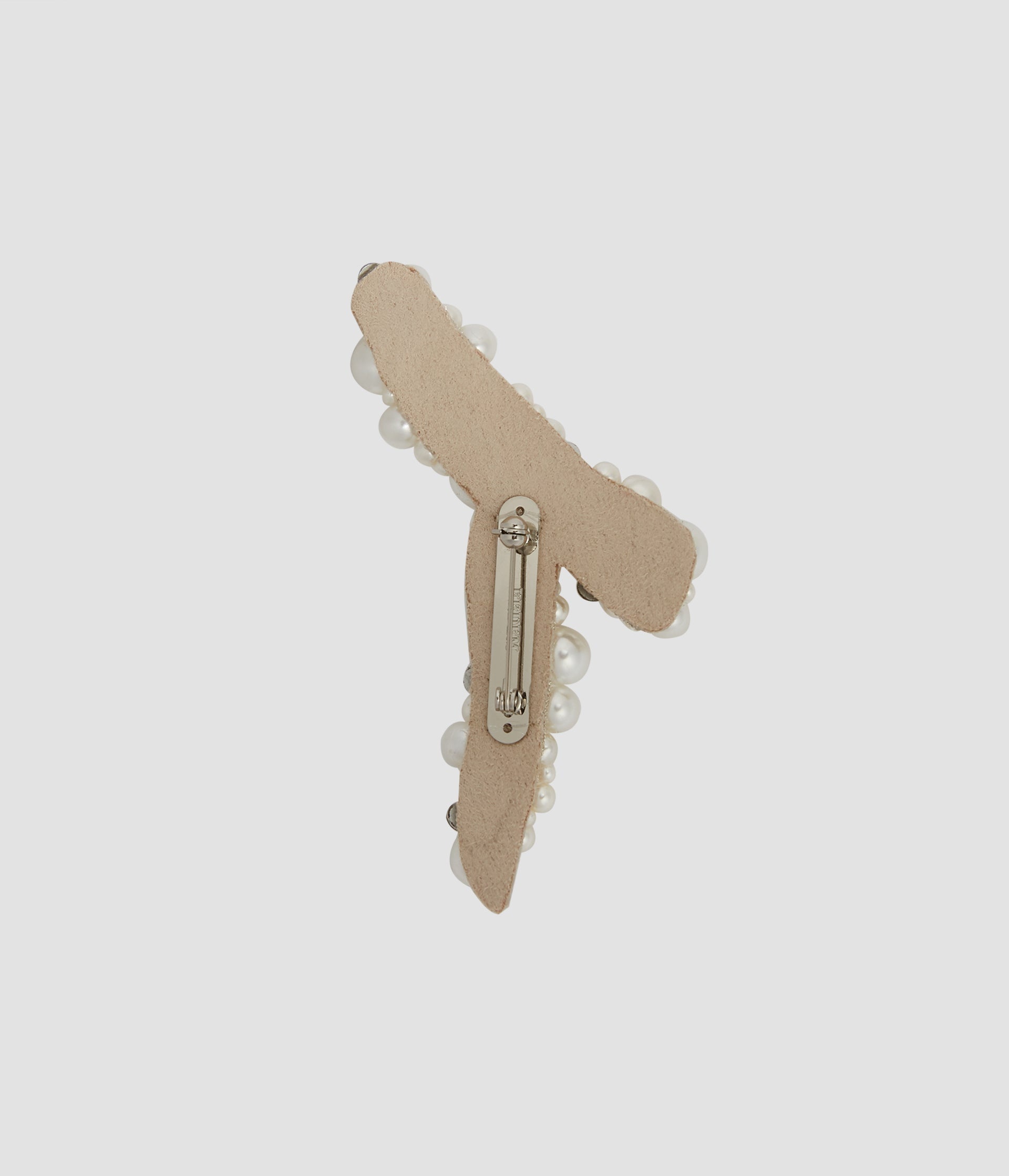 PEARL ALPHABET BROOCH T - 3