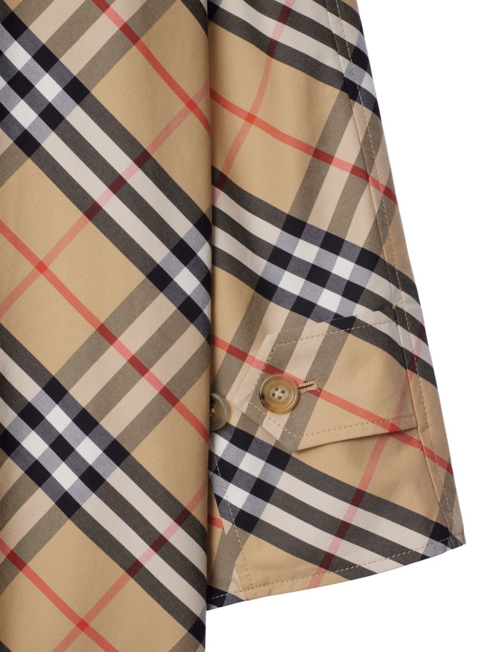 Burberry reversible long gabardine car coat | REVERSIBLE