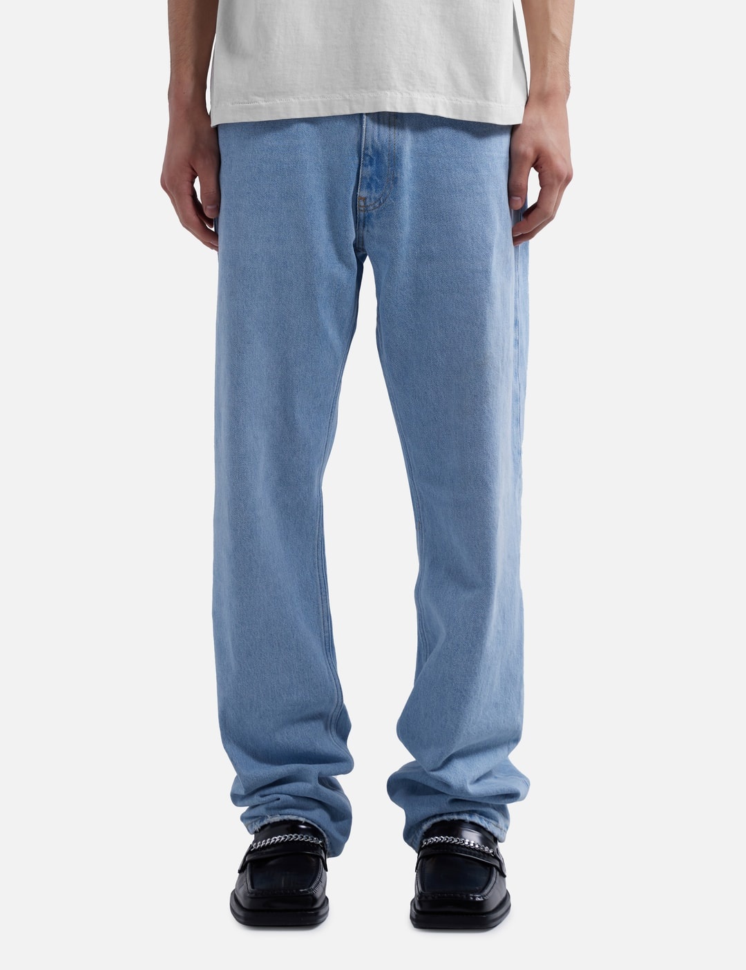 RELAXED FIT MENDED JEANS - 3