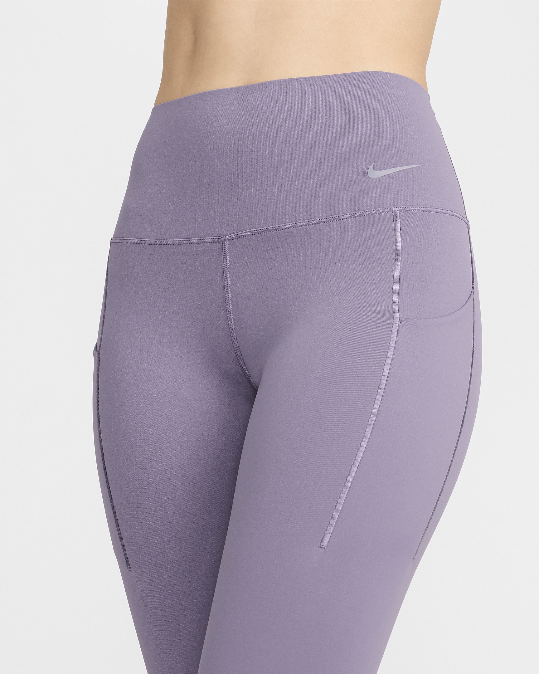 Nike Women's Universa Medium-Support High-Waisted 7/8 Leggings with Pockets - 4