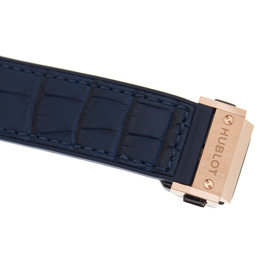 Hublot Big Bang Gold Blue Chronograph Automatic Diamond Ladies Watch 361.PX.7180.LR.1204 - 5
