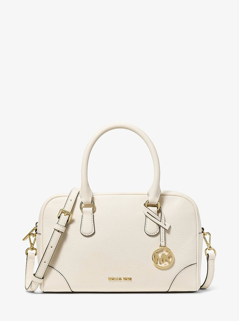 Thompson Pebbled Leather Satchel 1
