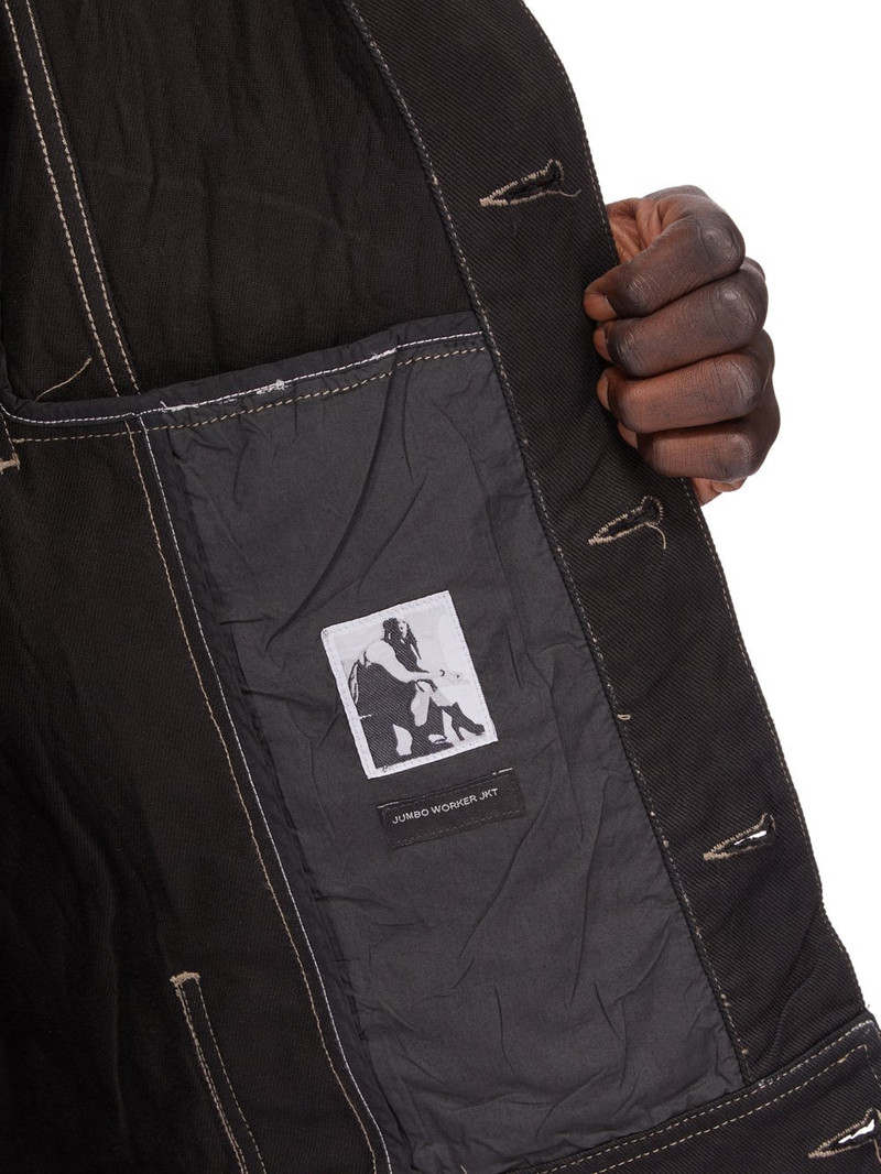 Black Hollywood Jumbo Worker Denim Jacket 8