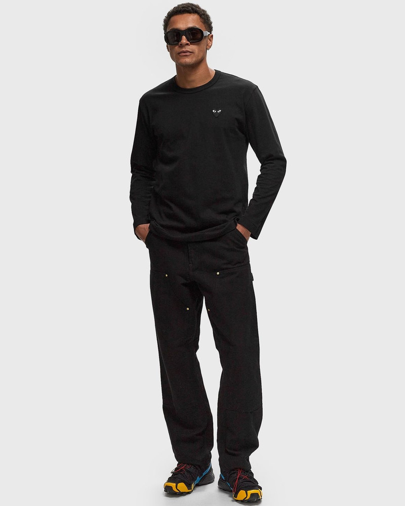 Comme des Garçons PLAY T-SHIRT BLACK EMBLEM KNIT outlook