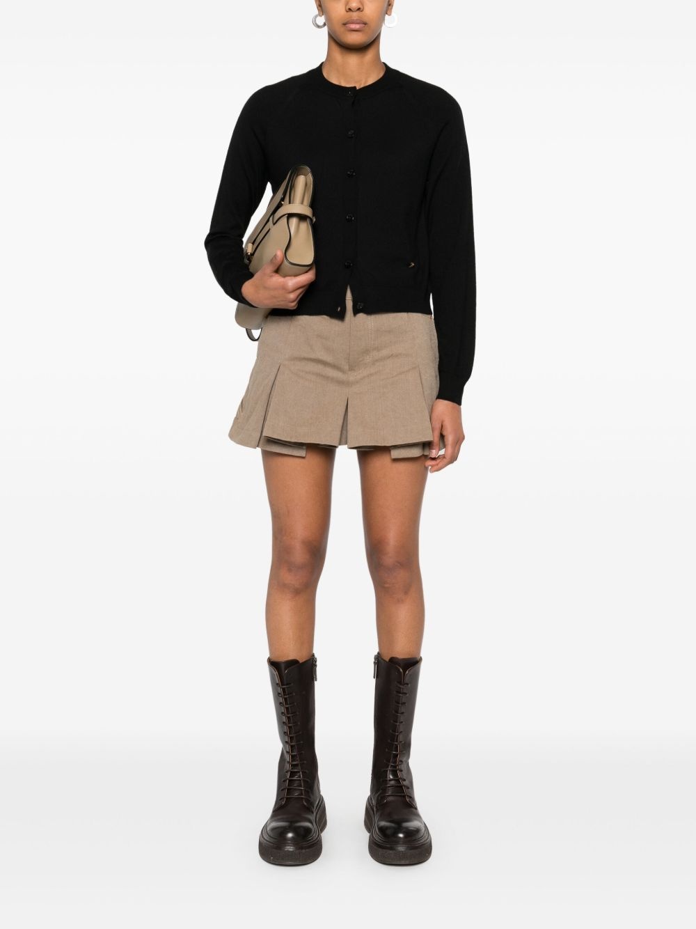 crew-neck cardigan - 2