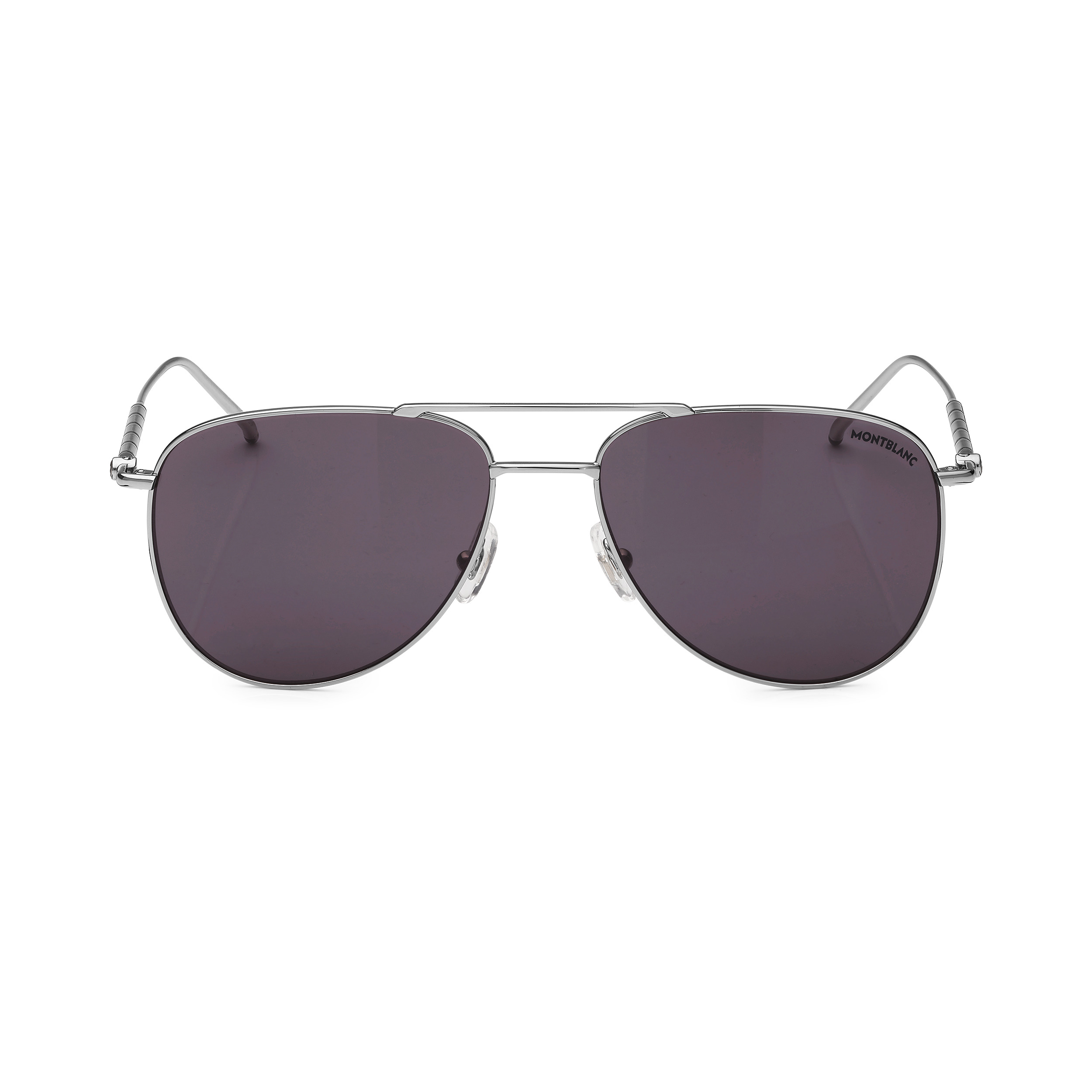 Squared Sunglasses with Silver-Colored Metal Frame - 1