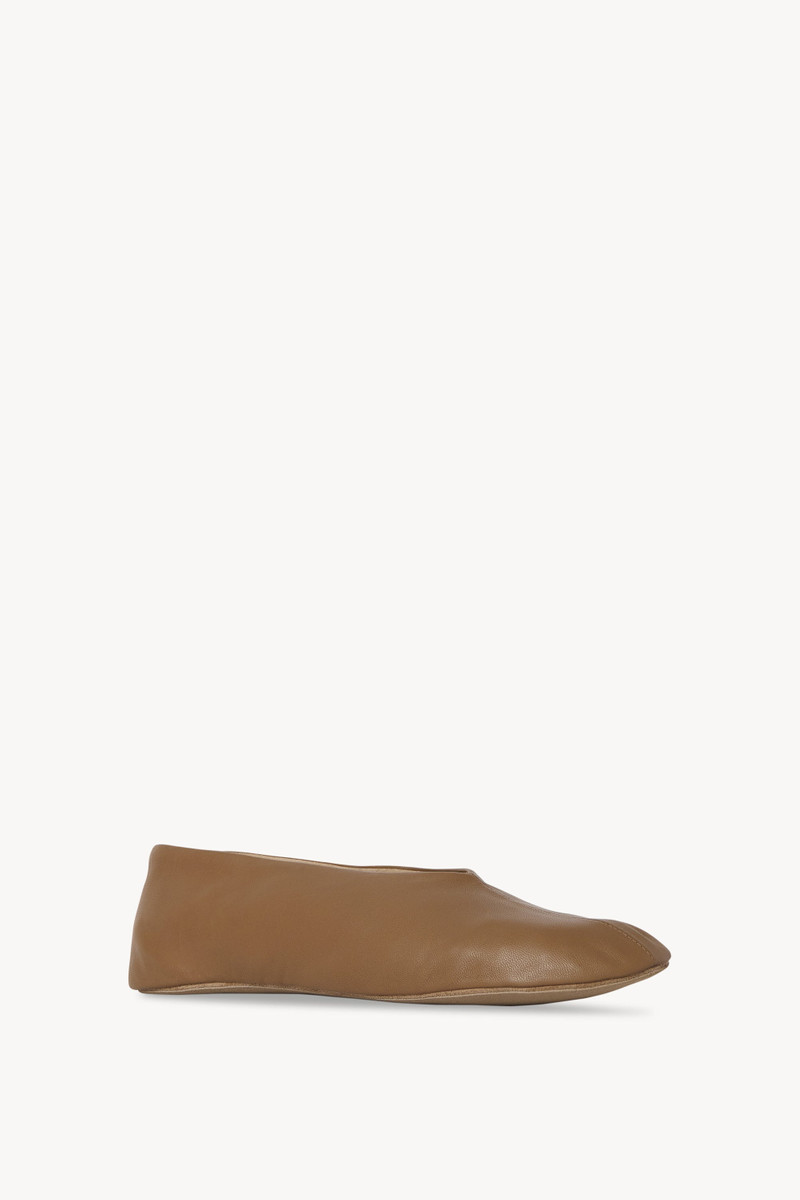 The Row Stella Slipper in Leather outlook