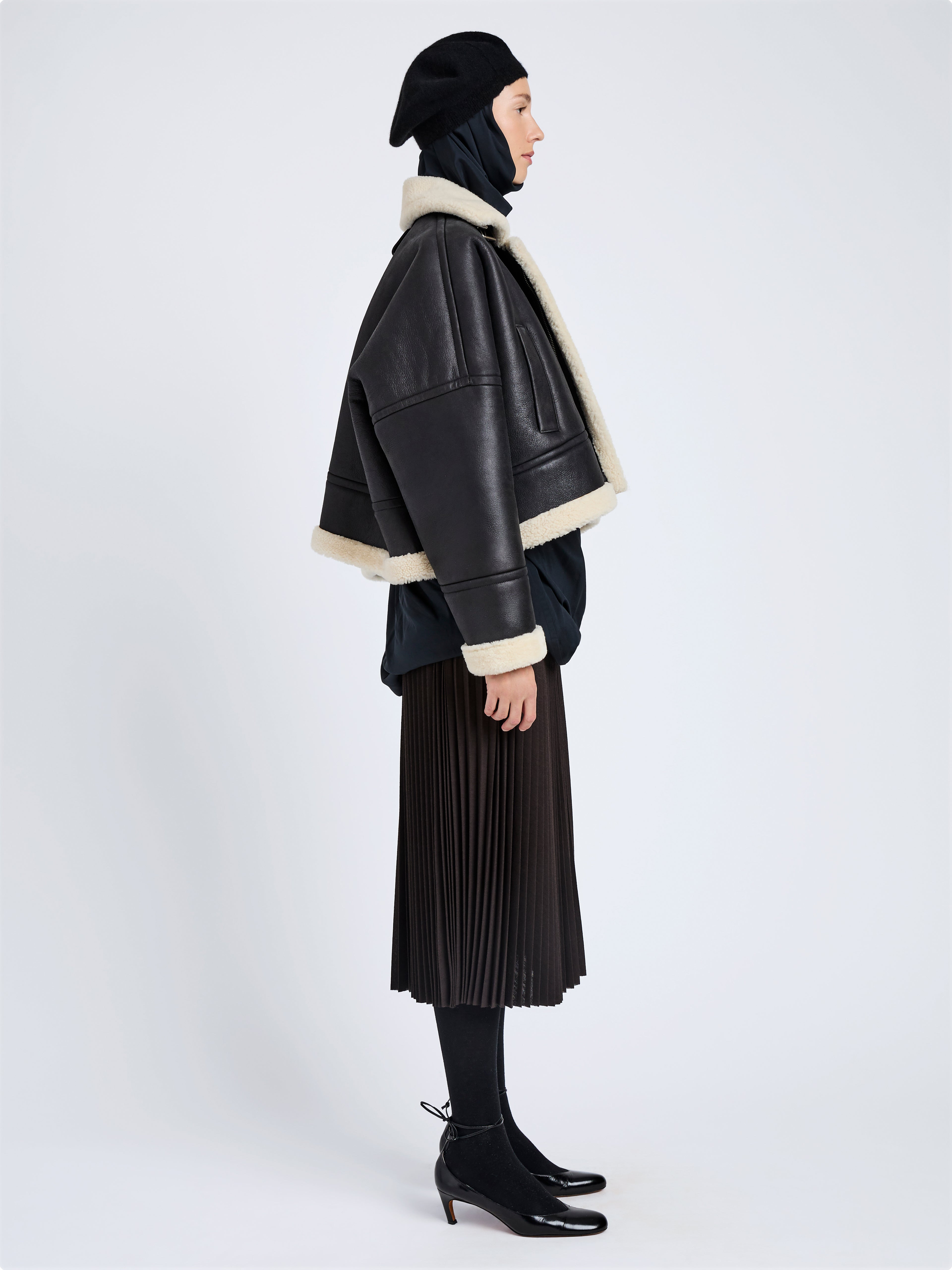 Alya Jacket in Shearling - 4