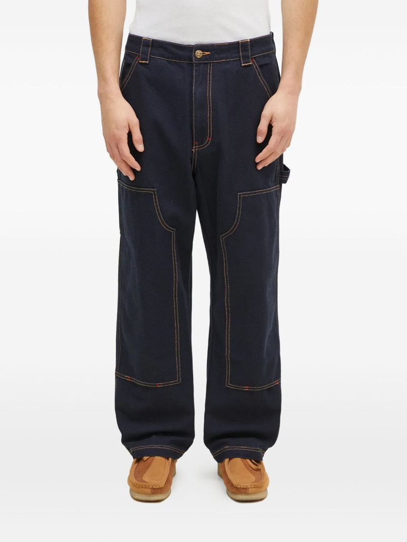 contrast-stitch carpenter jeans 1