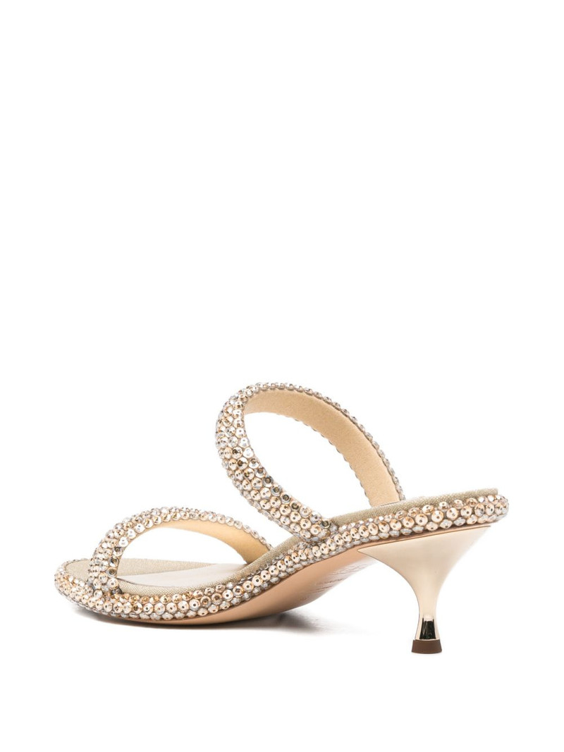 Sirio crystal-embellished kitten-heel sandals 3
