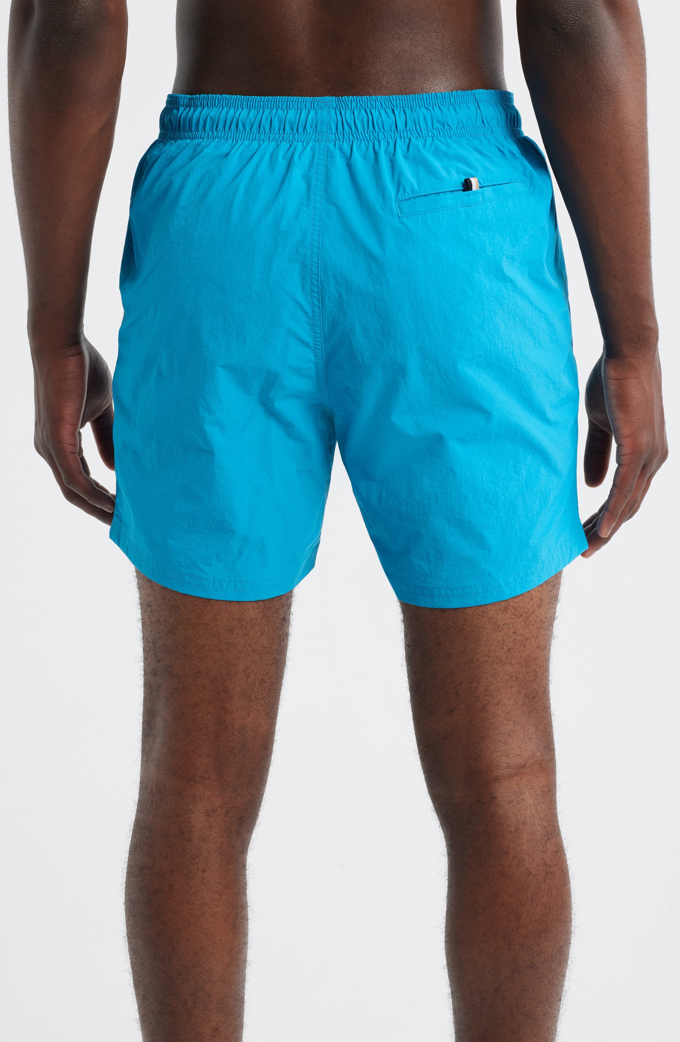 BOSS Octopus Swim Trunks in Turquoise Blue at Nordstrom - 2