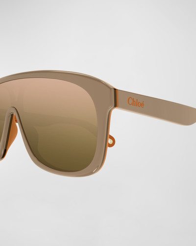 Chloé Gradient Plastic Shield Sunglasses outlook