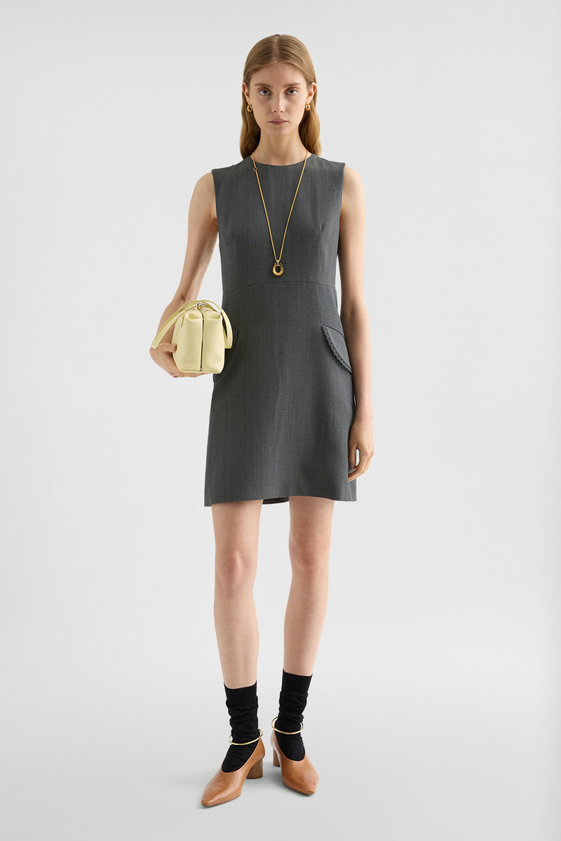 Jil Sander Silk Blend Mini Dress outlook