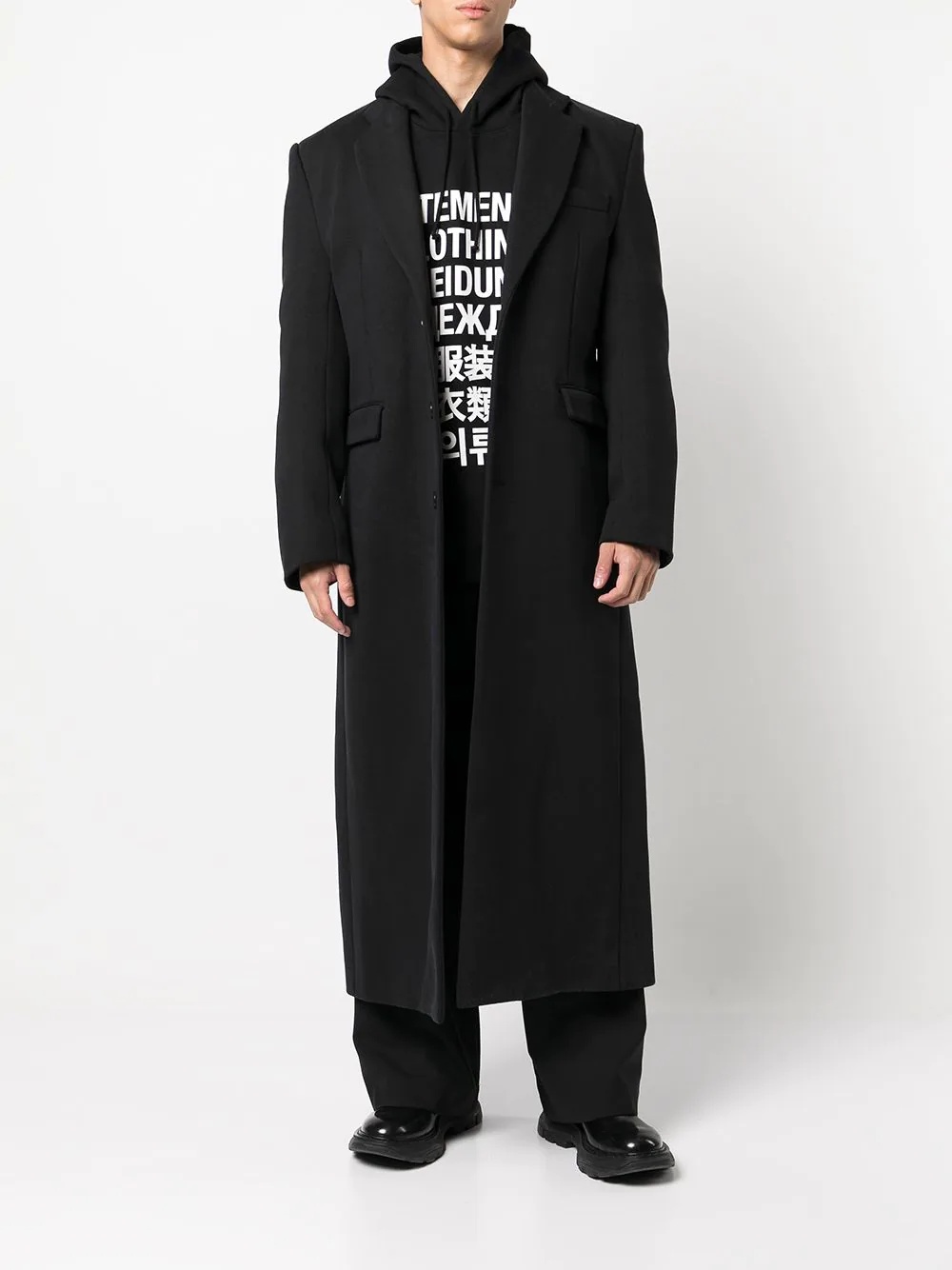 unisex oversized coat - 2