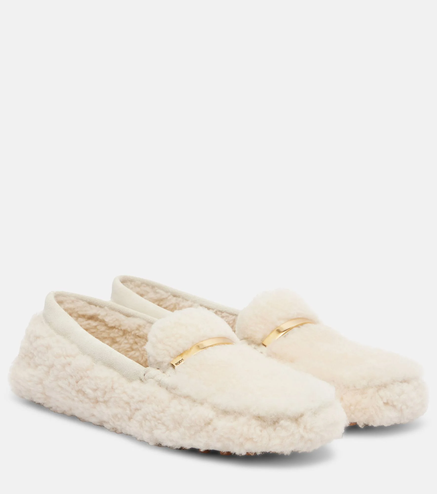Gommino suede-trimmed driving shoes - 1