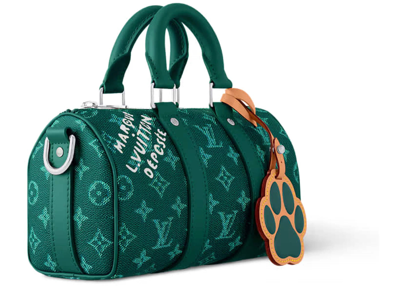 Louis Vuitton Keepall Bandouliere 25 Green - 2