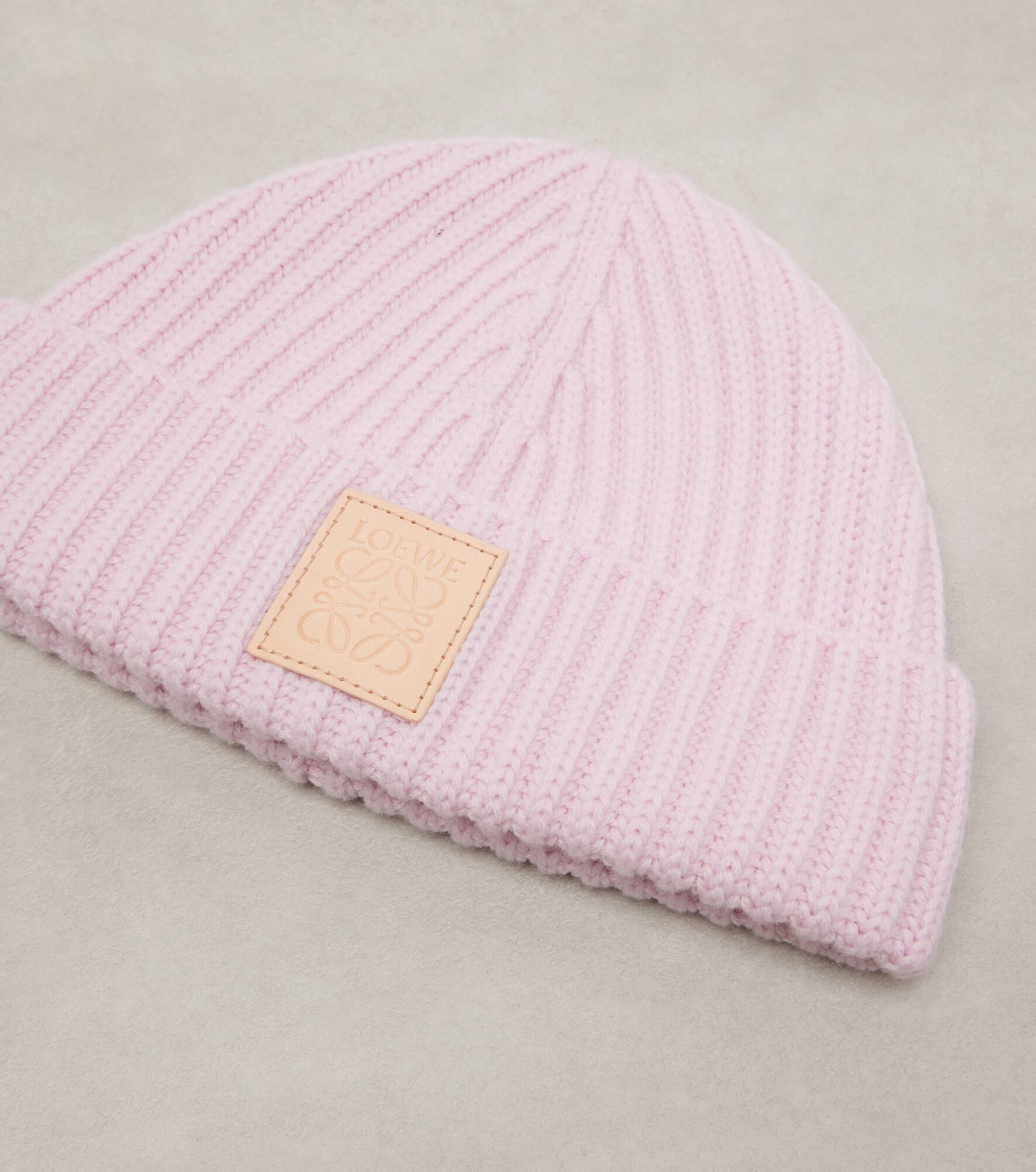 Logo cashmere beanie - 3