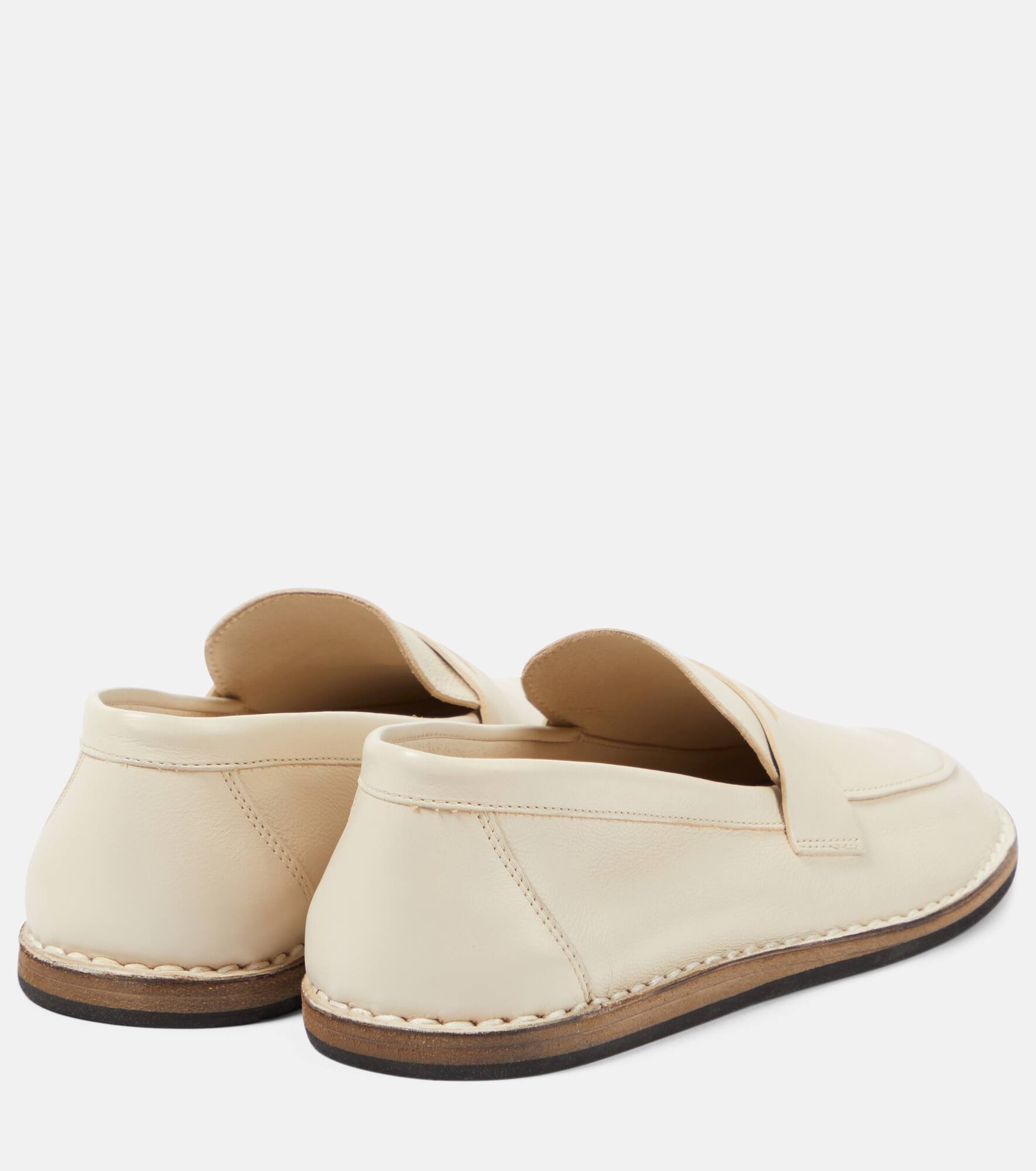Cary leather penny loafers - 3
