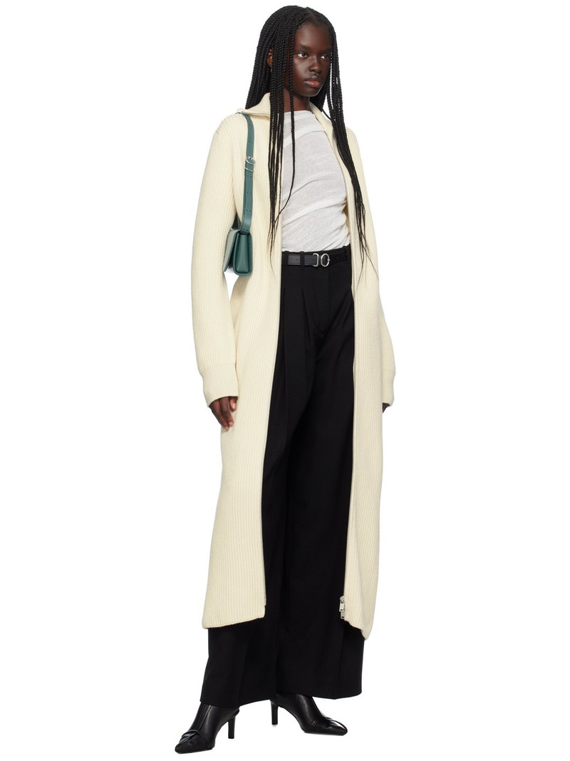 Jil Sander Off-White Zip-Up Cardigan outlook