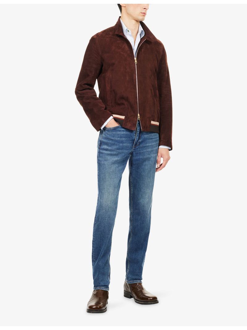 rag & bone Fit 2 Authentic Tapered-Leg Stretch-Denim Jeans outlook