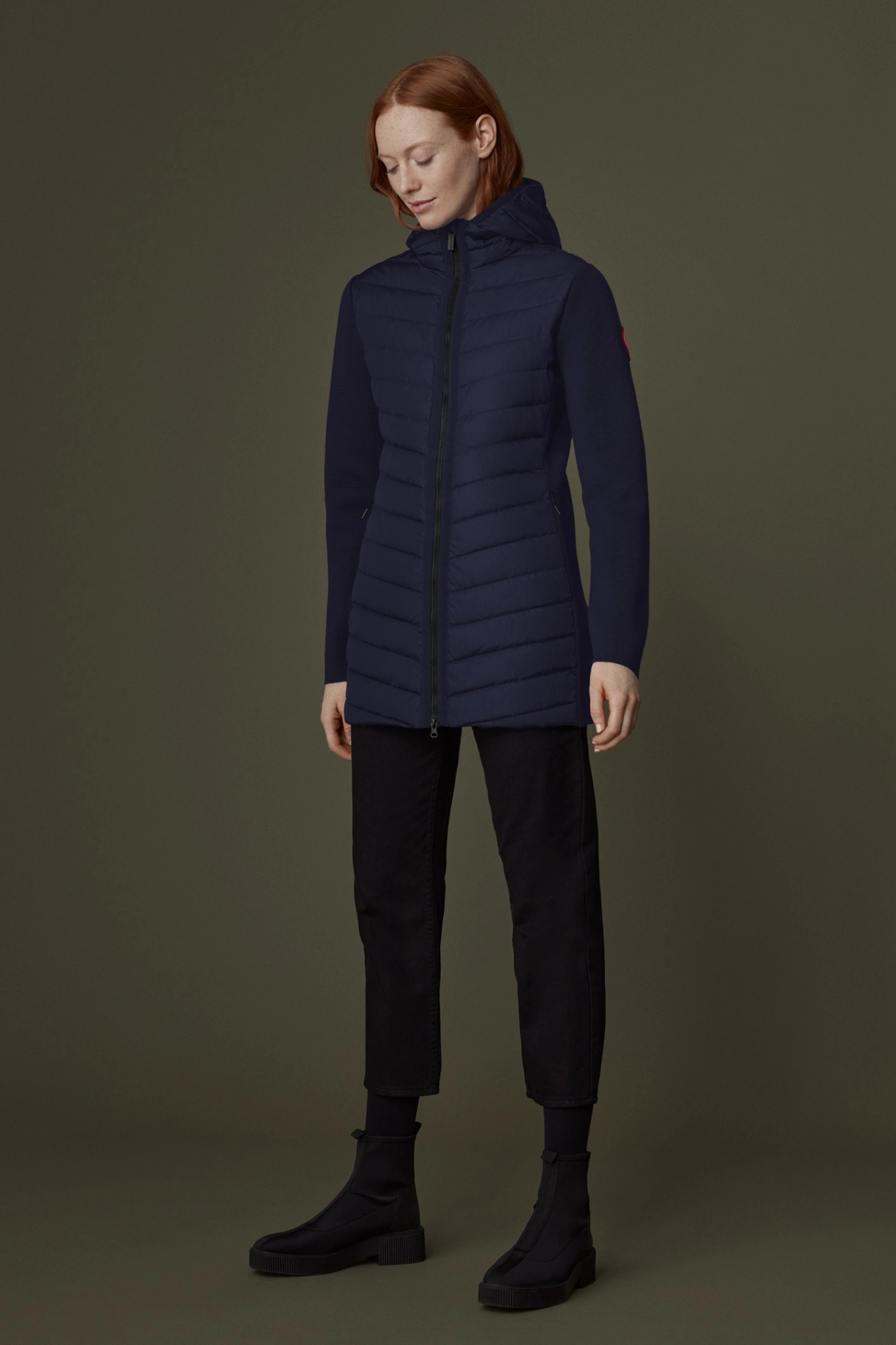 HYBRIDGE KNIT HOODED JACKET - 3