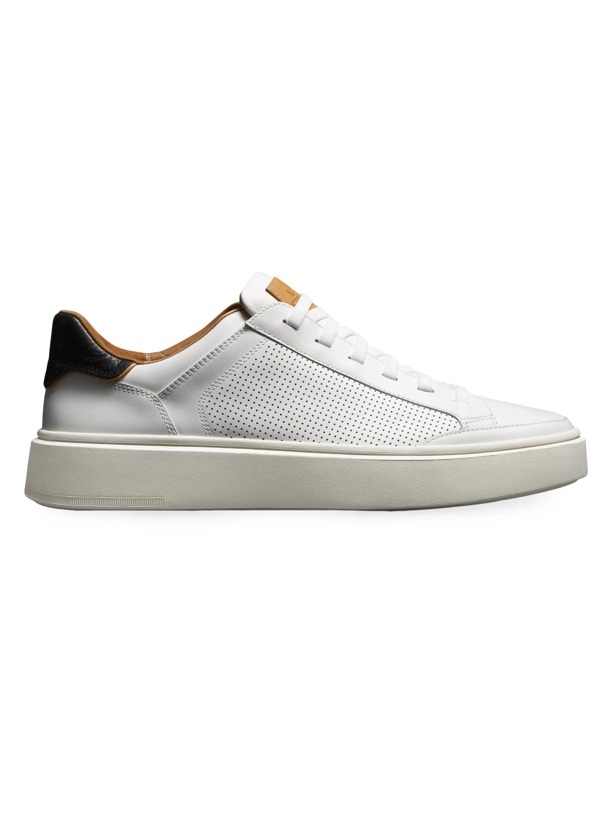 Men's Oliver Leather Sneakers - White - 1