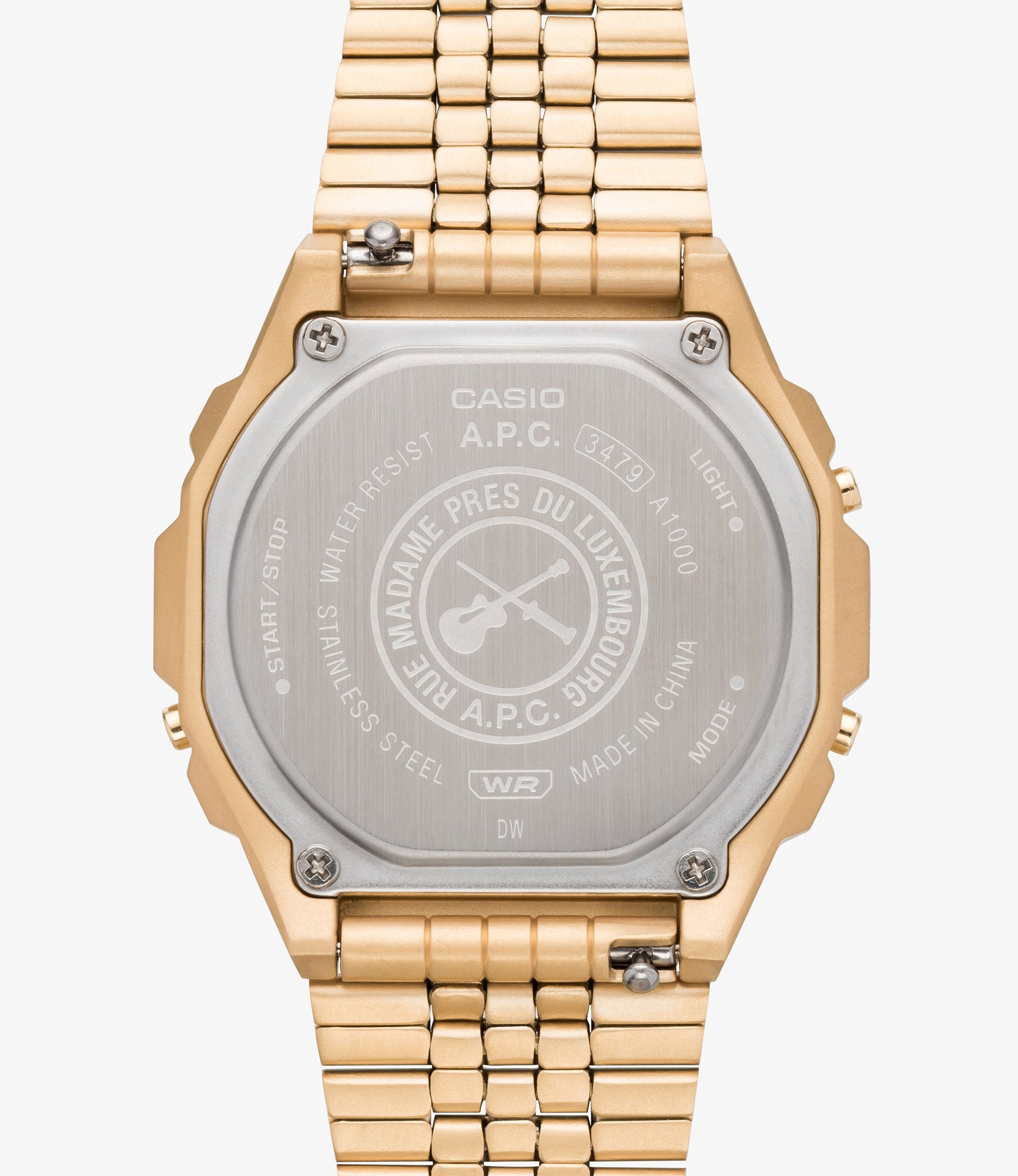 GOLD CASIO X A.P.C. WATCH - 4