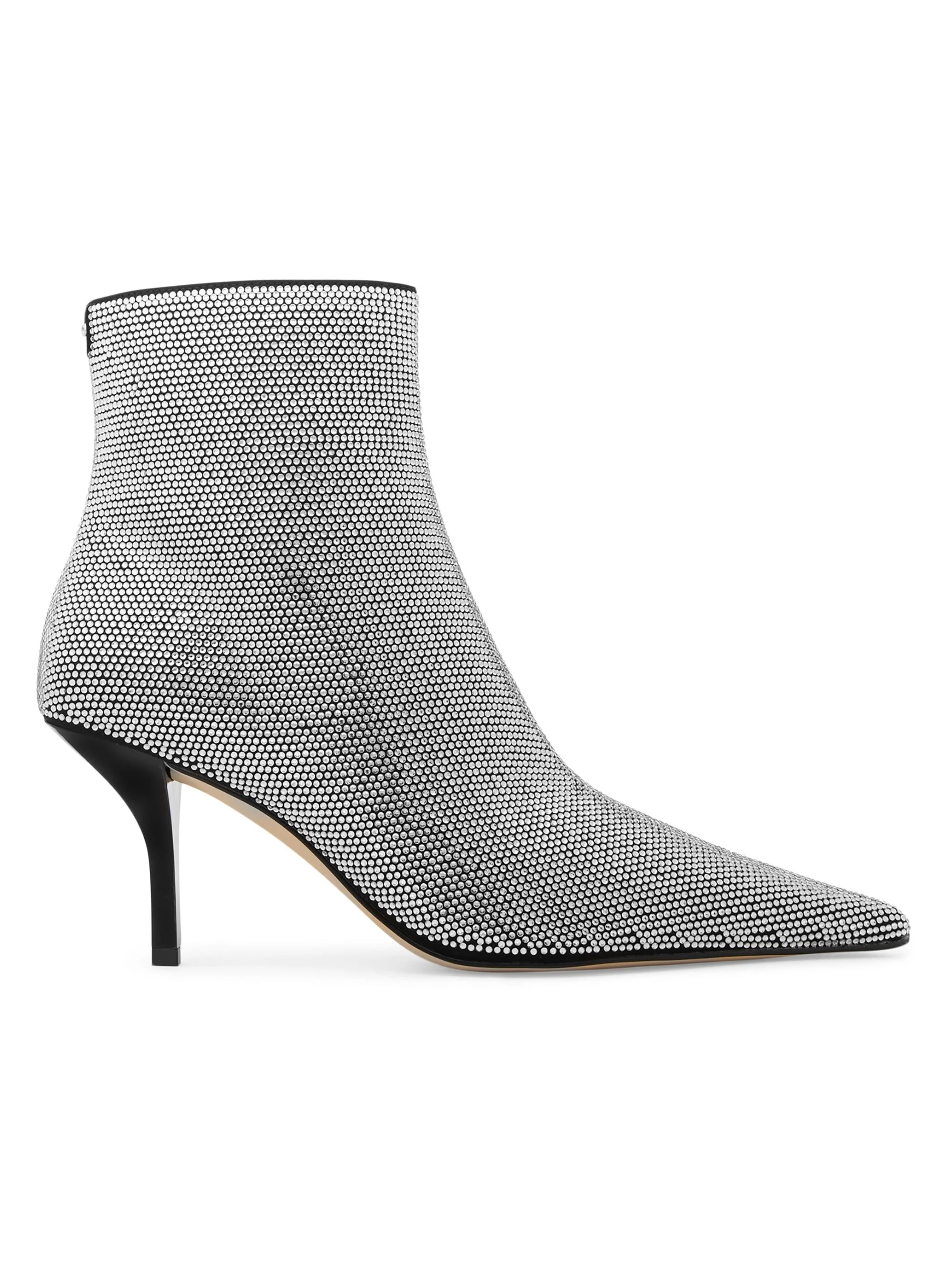 Women's Selina 75MM Heeled Booties - Black - 1