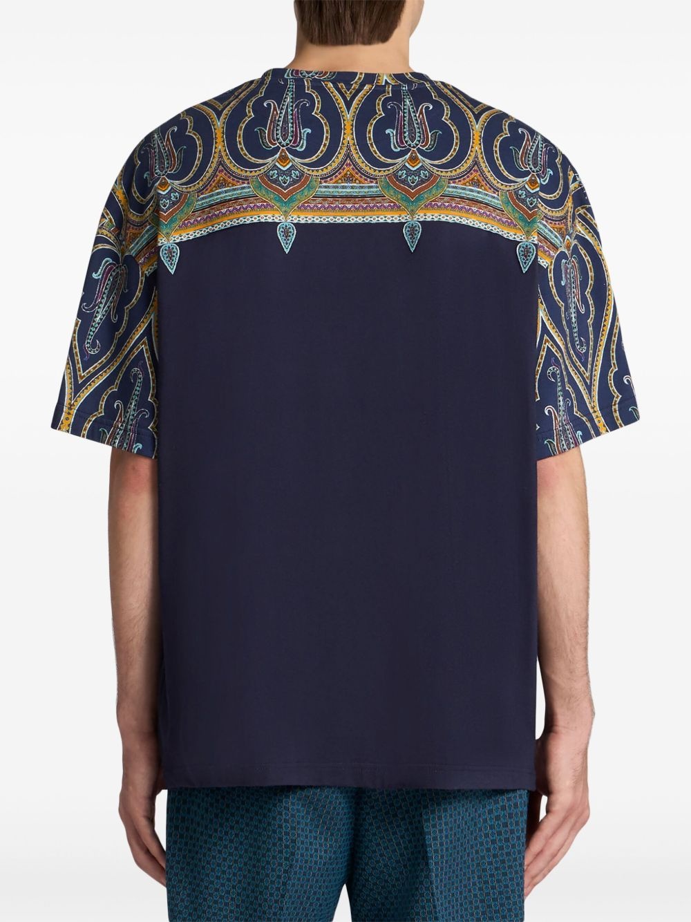 paisley-print T-shirt - 3