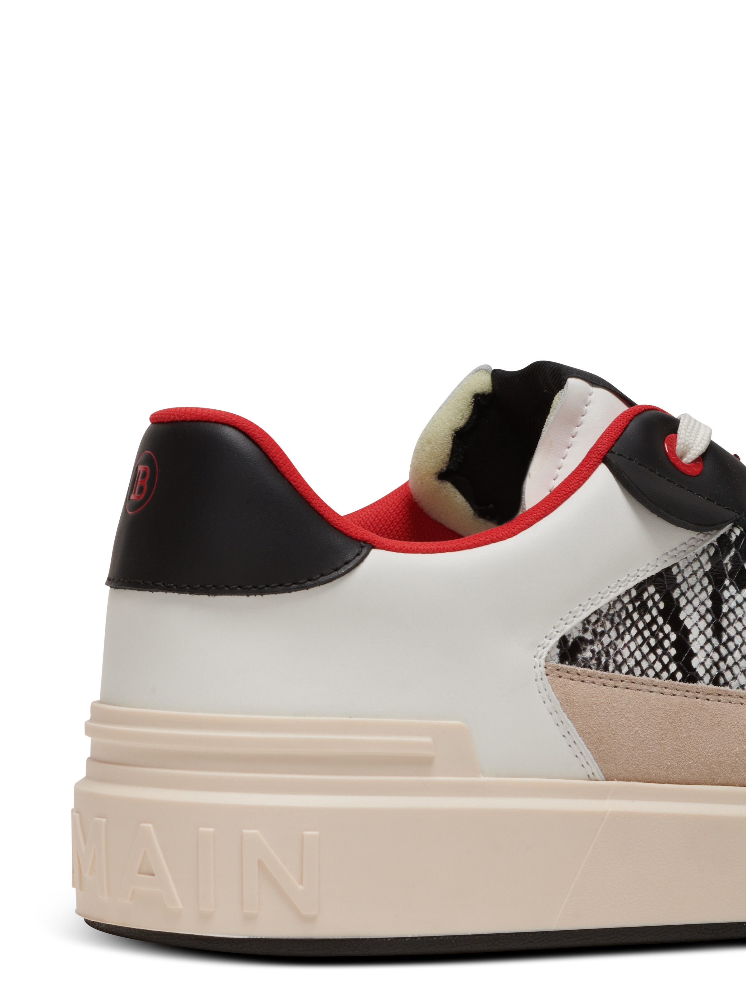B-Court Flip snakeskin-effect leather and suede sneakers - 7